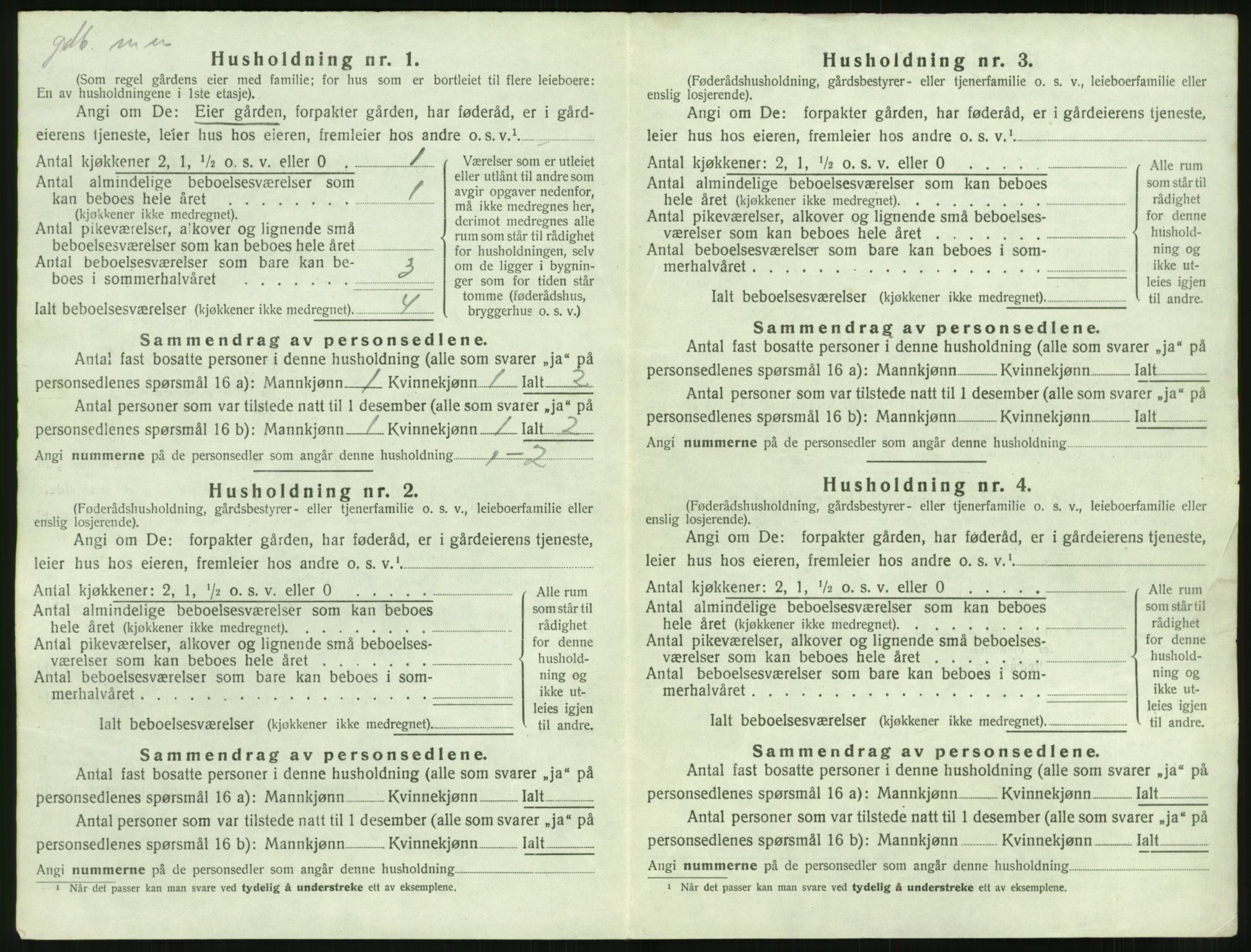 SAST, Folketelling 1920 for 1121 Time herred, 1920, s. 838