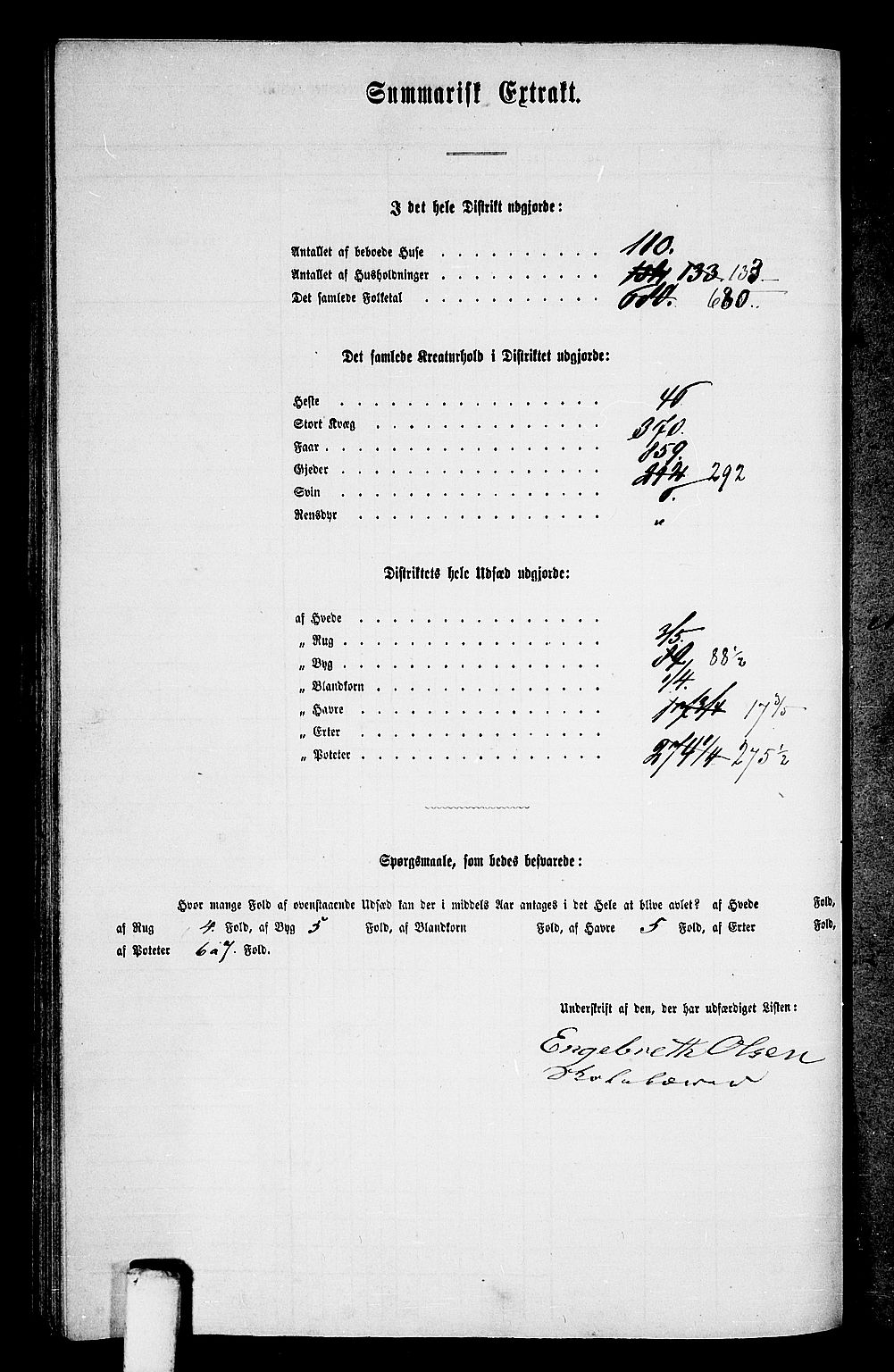 RA, Folketelling 1865 for 1836P Rødøy prestegjeld, 1865, s. 71