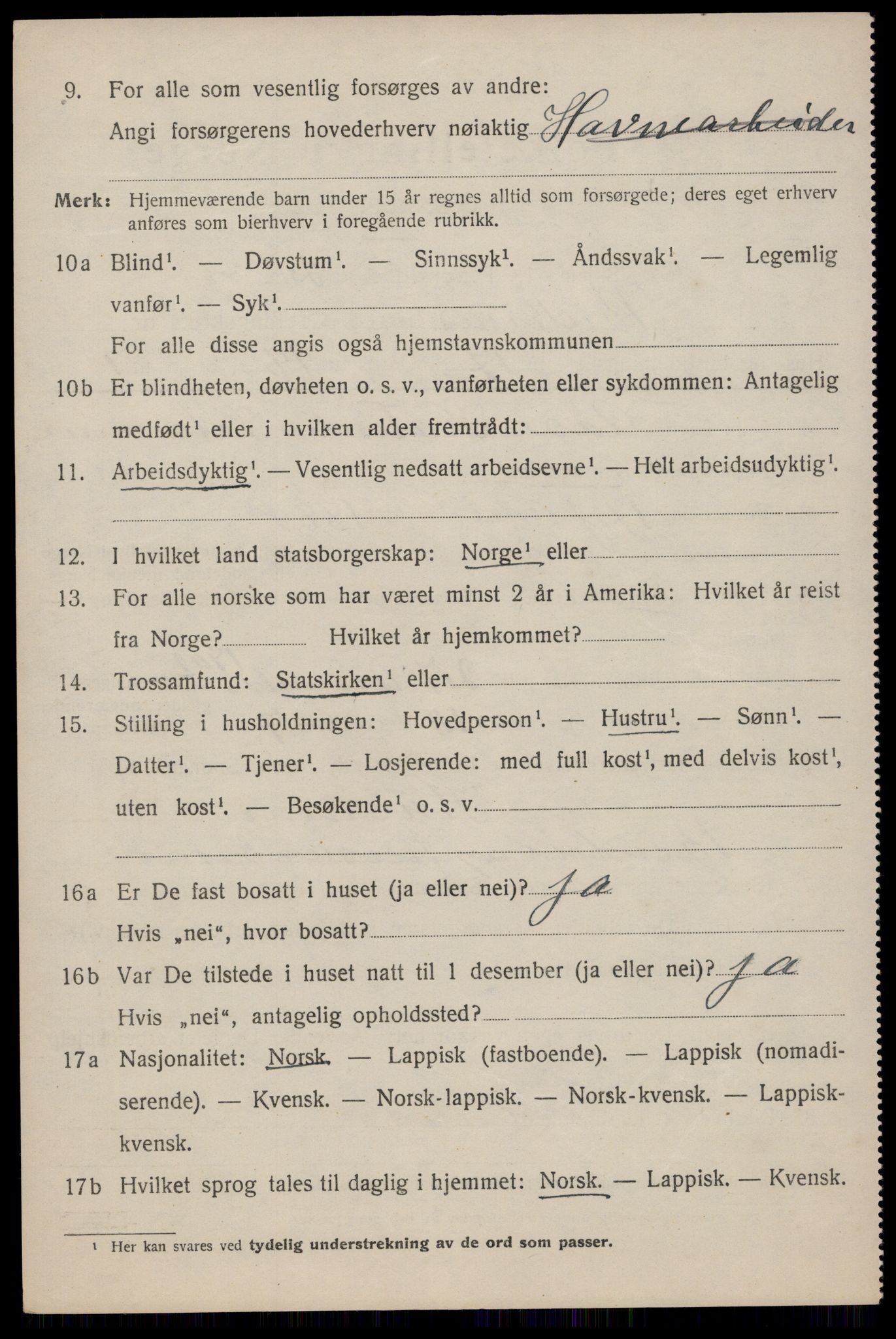 SAT, Folketelling 1920 for 1860 Buksnes herred, 1920, s. 3596