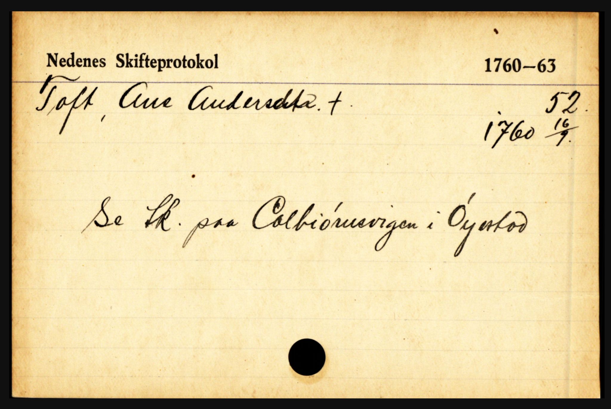 Nedenes sorenskriveri før 1824, AV/SAK-1221-0007/H, s. 30191