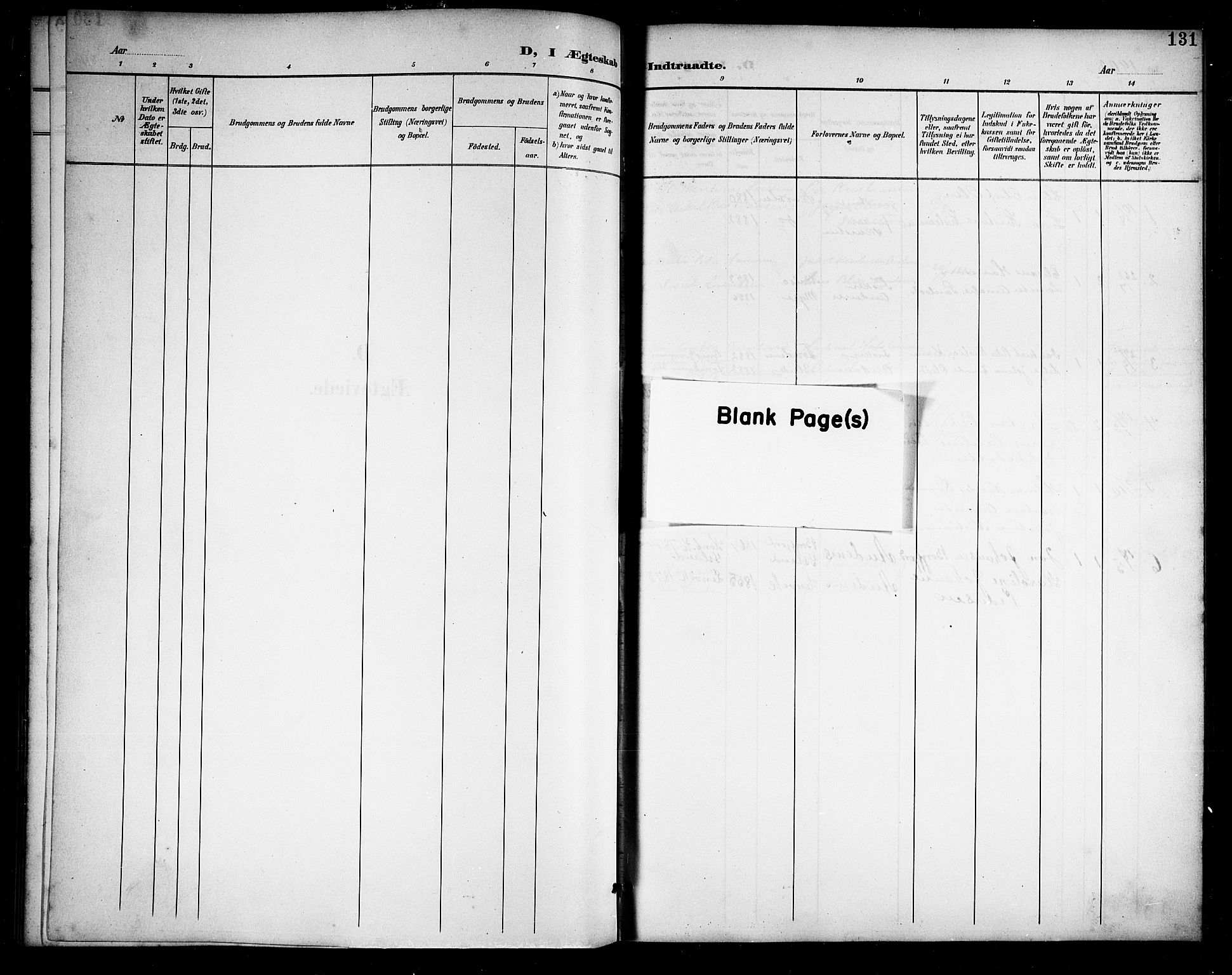 Ministerialprotokoller, klokkerbøker og fødselsregistre - Nordland, SAT/A-1459/899/L1449: Klokkerbok nr. 899C04, 1900-1918, s. 131