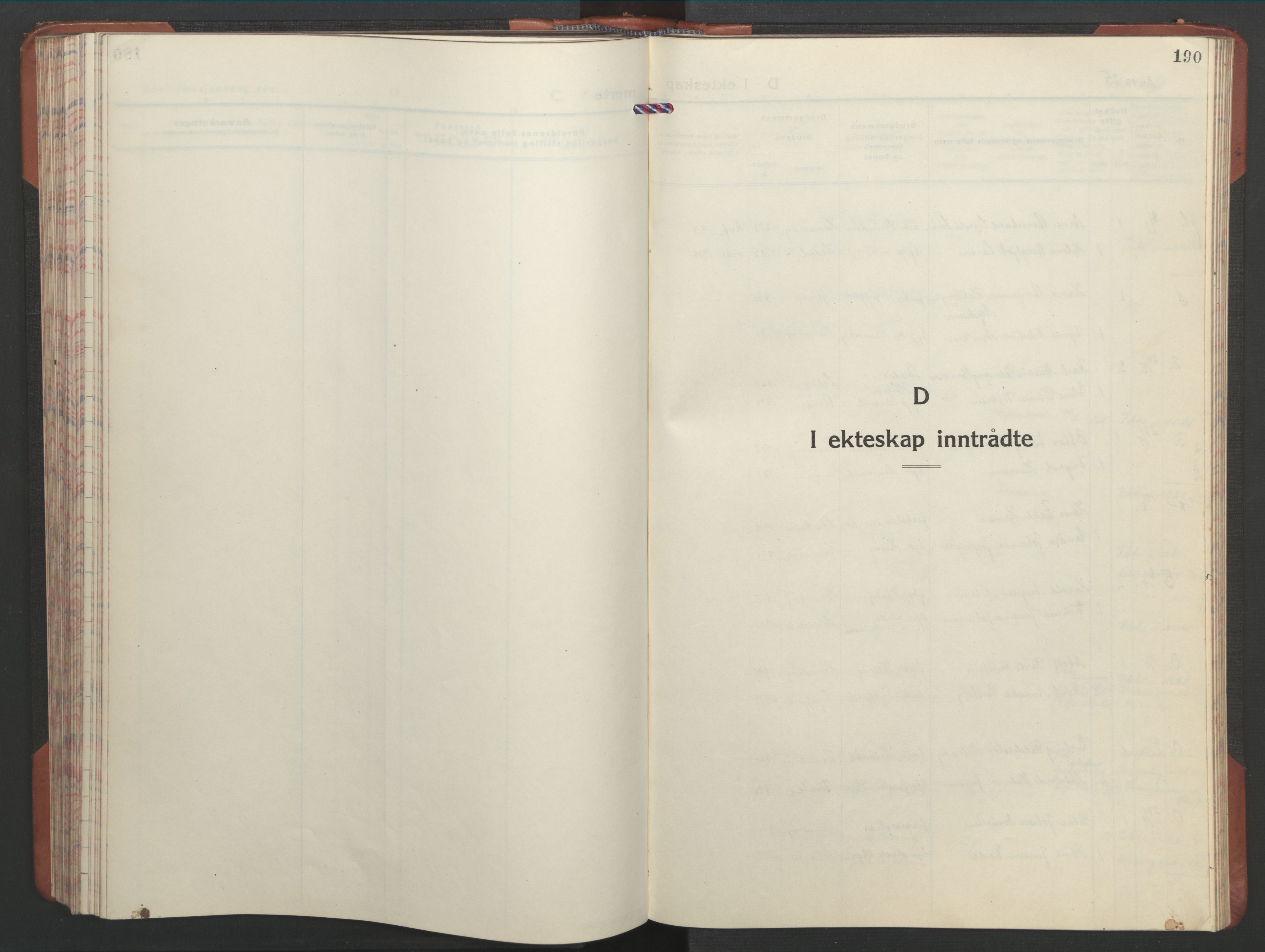 Ministerialprotokoller, klokkerbøker og fødselsregistre - Nordland, AV/SAT-A-1459/859/L0862: Klokkerbok nr. 859C08, 1925-1936, s. 190