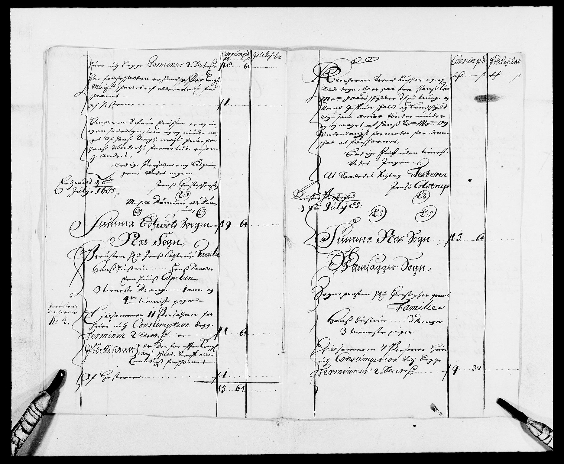 Rentekammeret inntil 1814, Reviderte regnskaper, Fogderegnskap, AV/RA-EA-4092/R12/L0699: Fogderegnskap Øvre Romerike, 1685-1686, s. 80