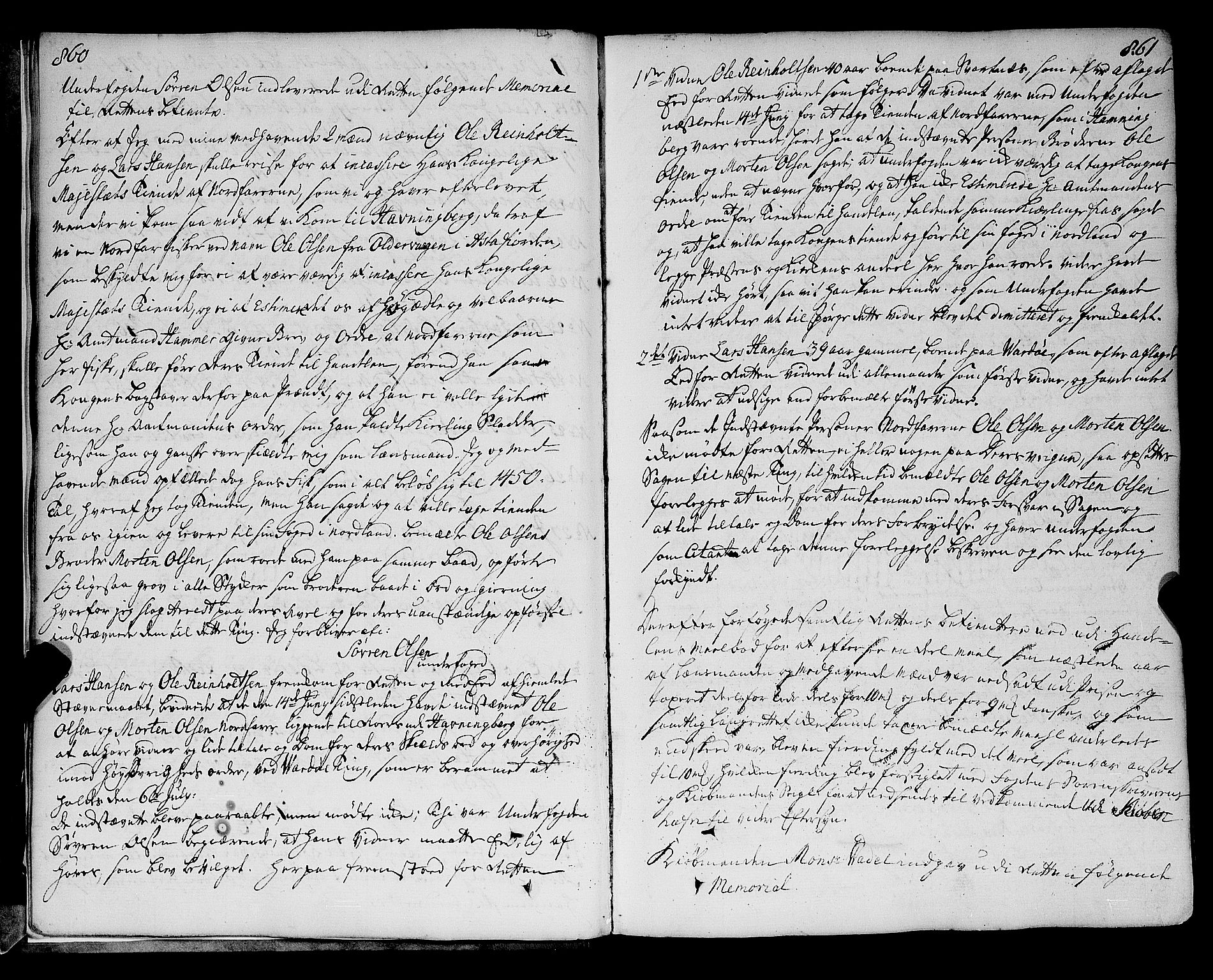 Finnmark sorenskriveri, AV/SATØ-S-0053/F/Fa/L0046: Justisprotokoller, 1762-1768, s. 860-861