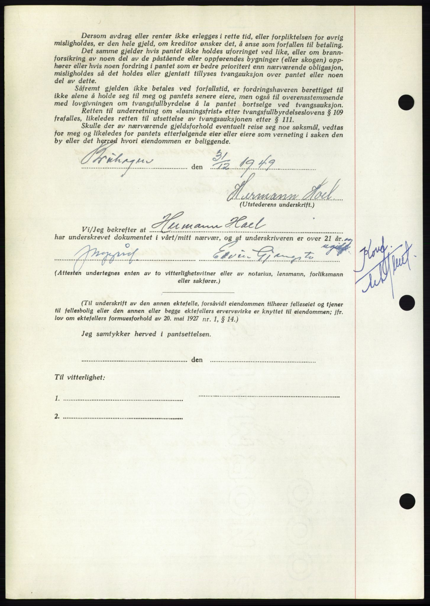 Nordmøre sorenskriveri, AV/SAT-A-4132/1/2/2Ca: Pantebok nr. B103, 1949-1950, Dagboknr: 15/1950