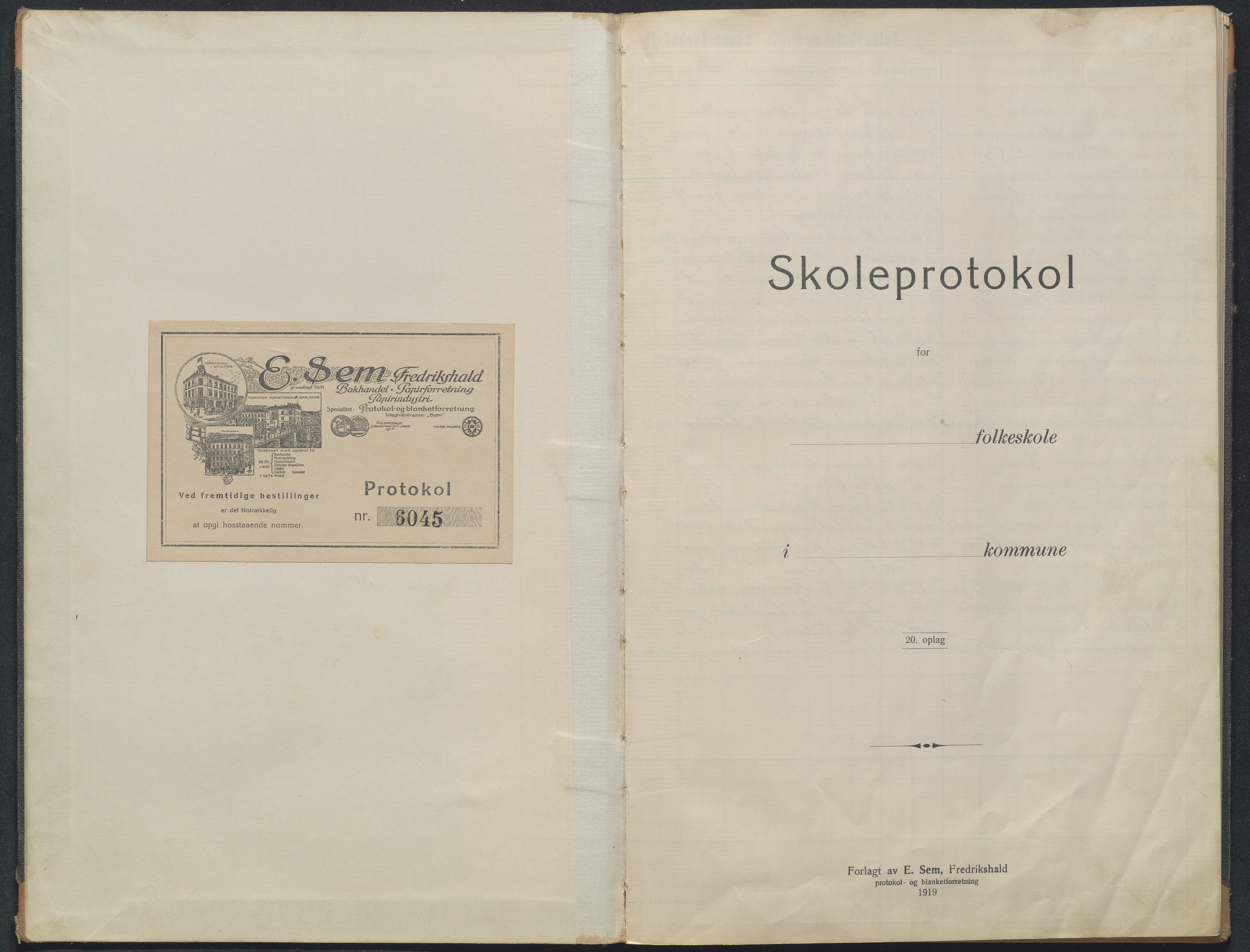 Søndeled kommune, AAKS/KA0913-PK/1/05/05g/L0012: Karakterprotokoll, 1919-1930