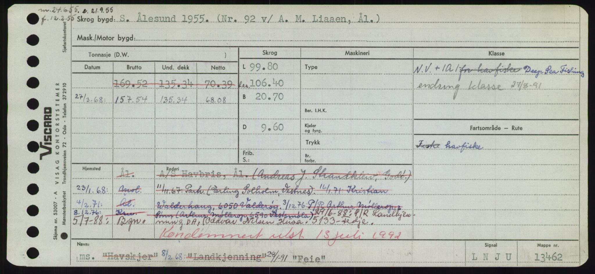 Sjøfartsdirektoratet med forløpere, Skipsmålingen, AV/RA-S-1627/H/Hd/L0010: Fartøy, F-Fjø, s. 243