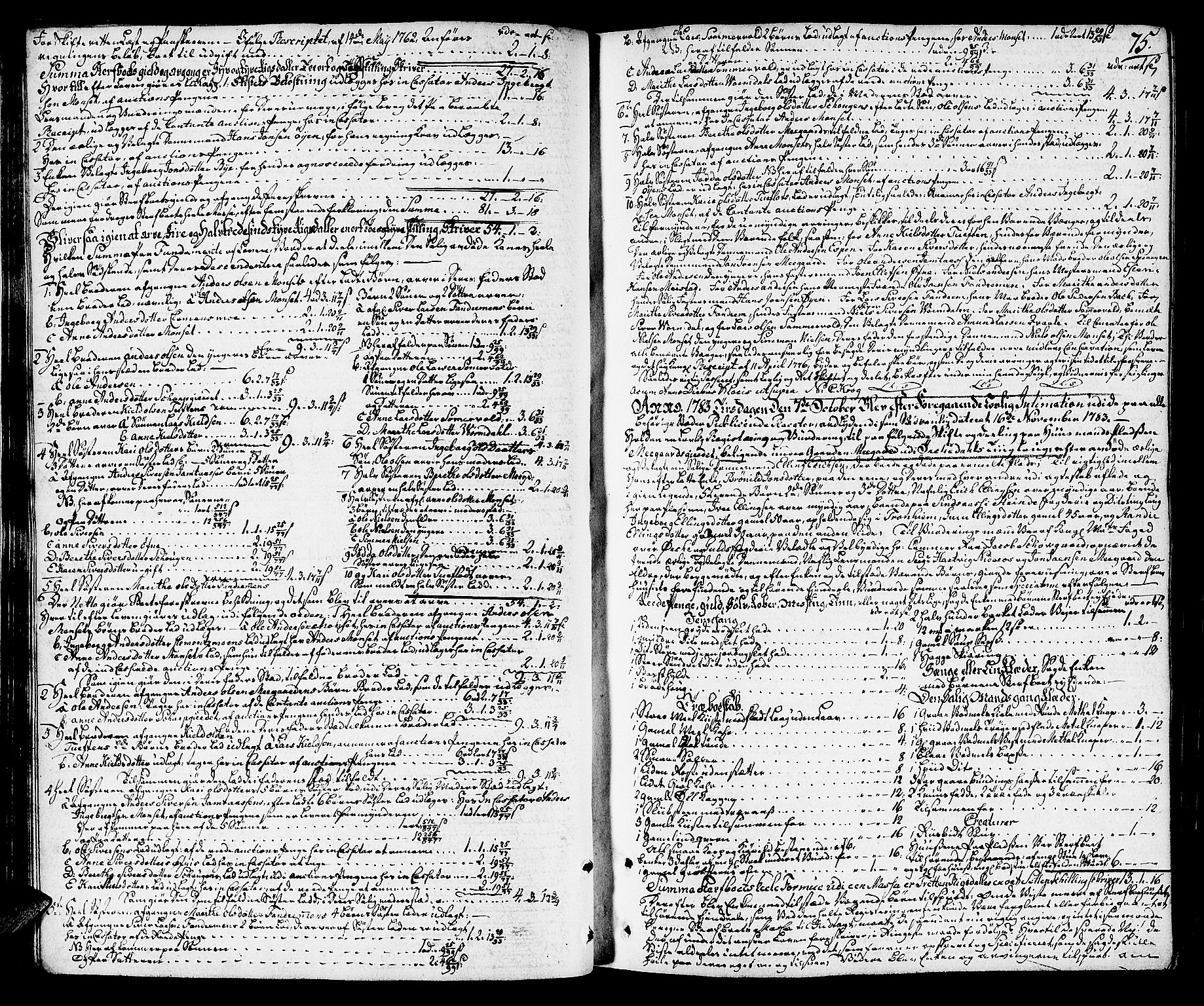 Orkdal sorenskriveri, AV/SAT-A-4169/1/3/3Aa/L0008: Skifteprotokoller, 1782-1796, s. 74b-75a