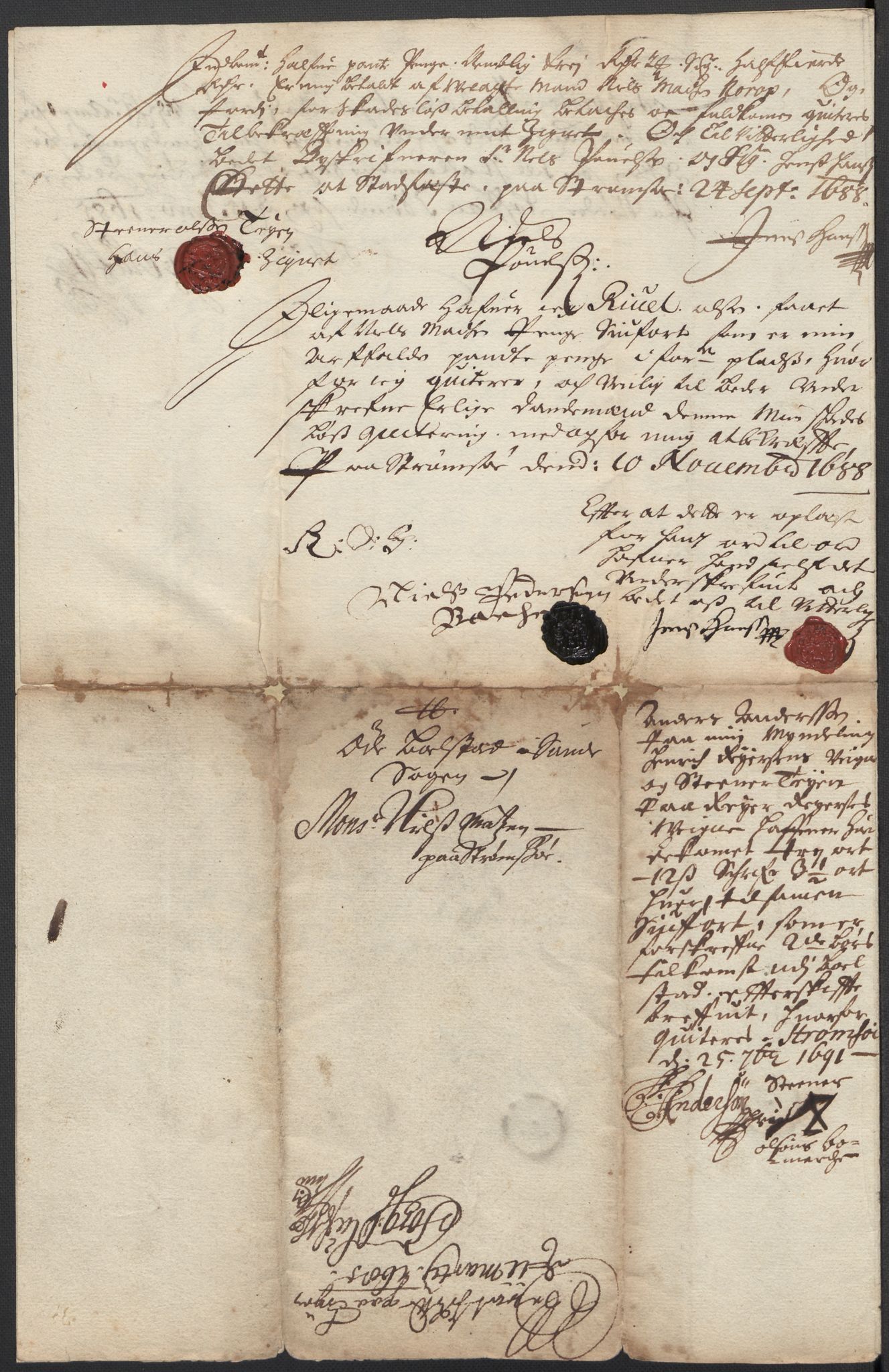 Riksarkivets diplomsamling, AV/RA-EA-5965/F15/L0021: Prestearkiv - Vestfold, 1573-1858, s. 274