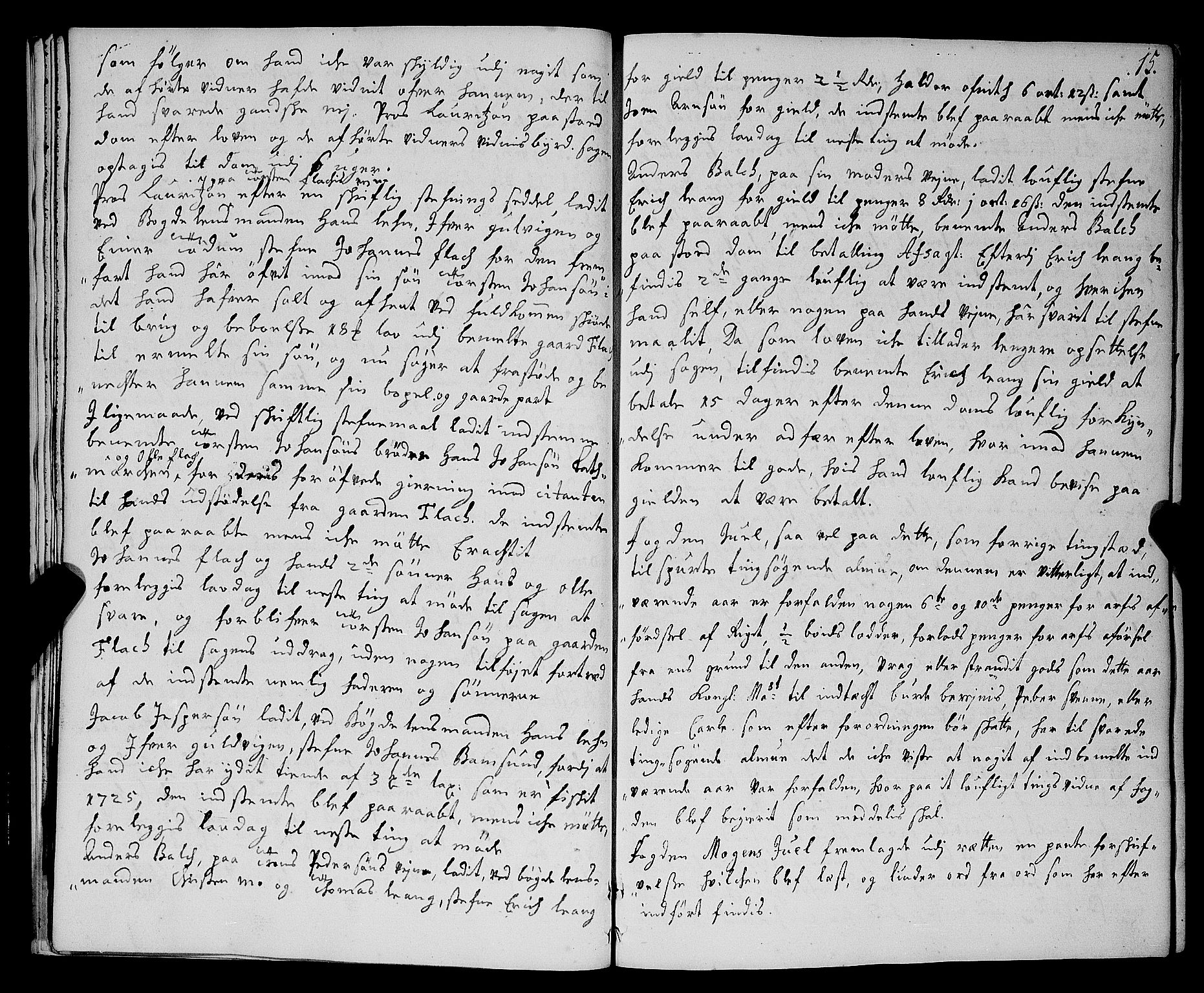Namdal sorenskriveri, AV/SAT-A-4133/1/1/1A/L0005: Tingbok, 1728-1734, s. 14b-15a