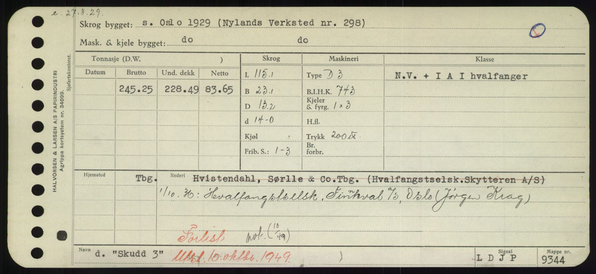 Sjøfartsdirektoratet med forløpere, Skipsmålingen, AV/RA-S-1627/H/Hd/L0034: Fartøy, Sk-Slå, s. 293