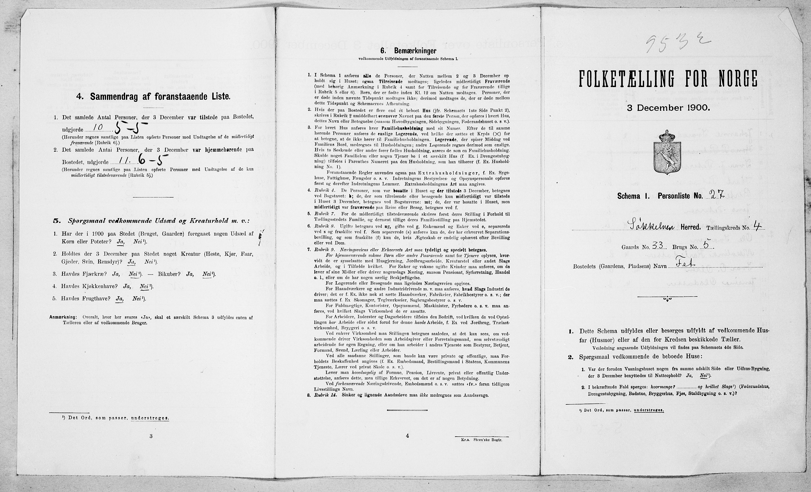 SAT, Folketelling 1900 for 1528 Sykkylven herred, 1900, s. 527