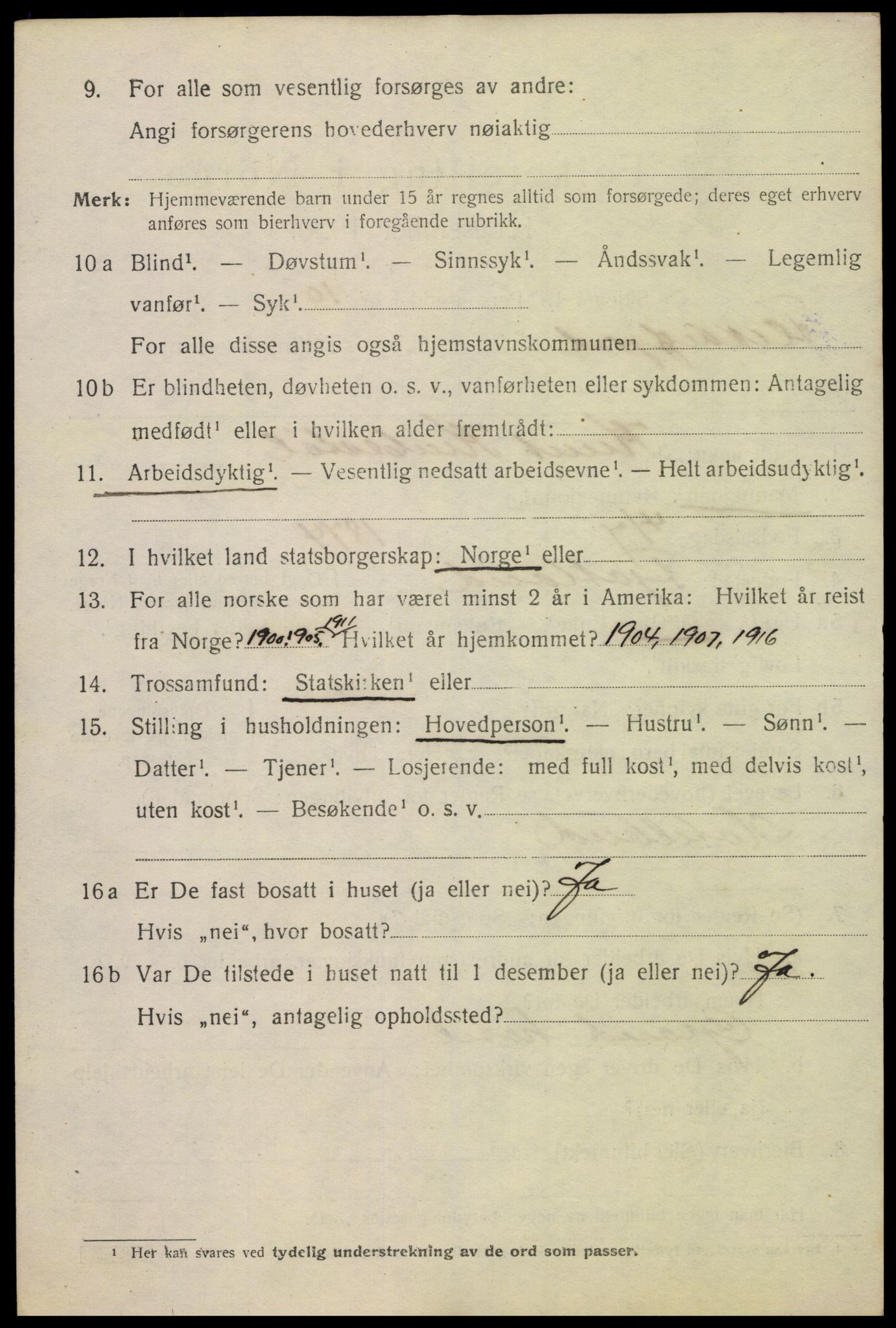 SAK, Folketelling 1920 for 1004 Flekkefjord kjøpstad, 1920, s. 4469