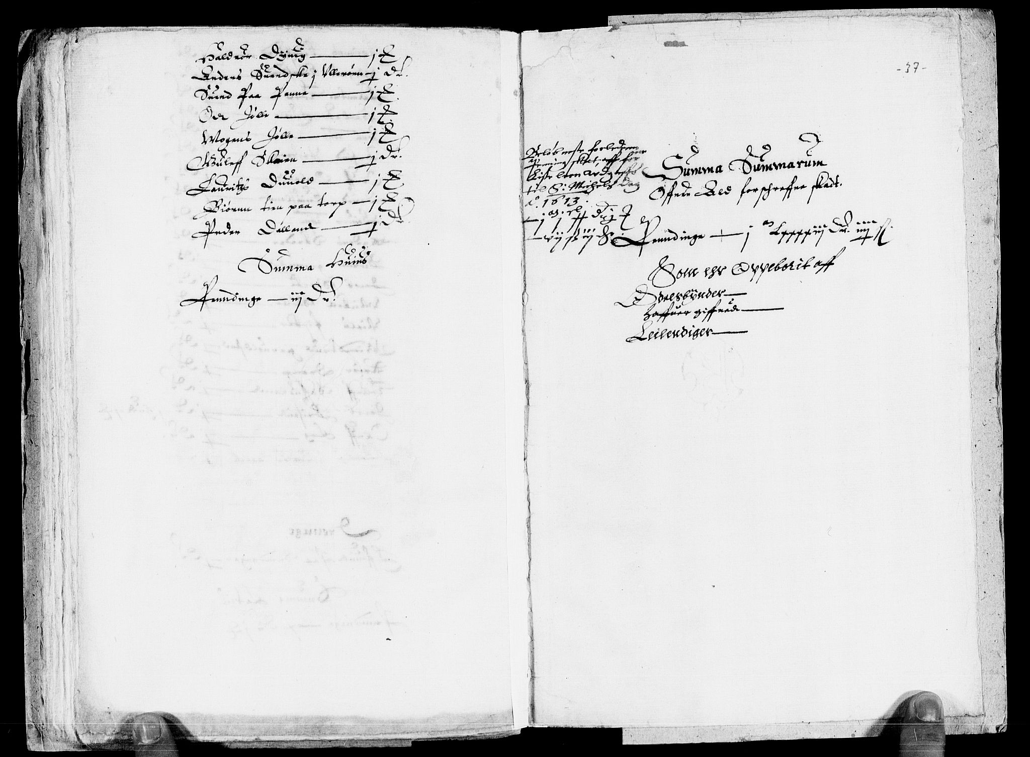 Rentekammeret inntil 1814, Reviderte regnskaper, Lensregnskaper, AV/RA-EA-5023/R/Rb/Rbr/L0004: Lista len, 1613-1616