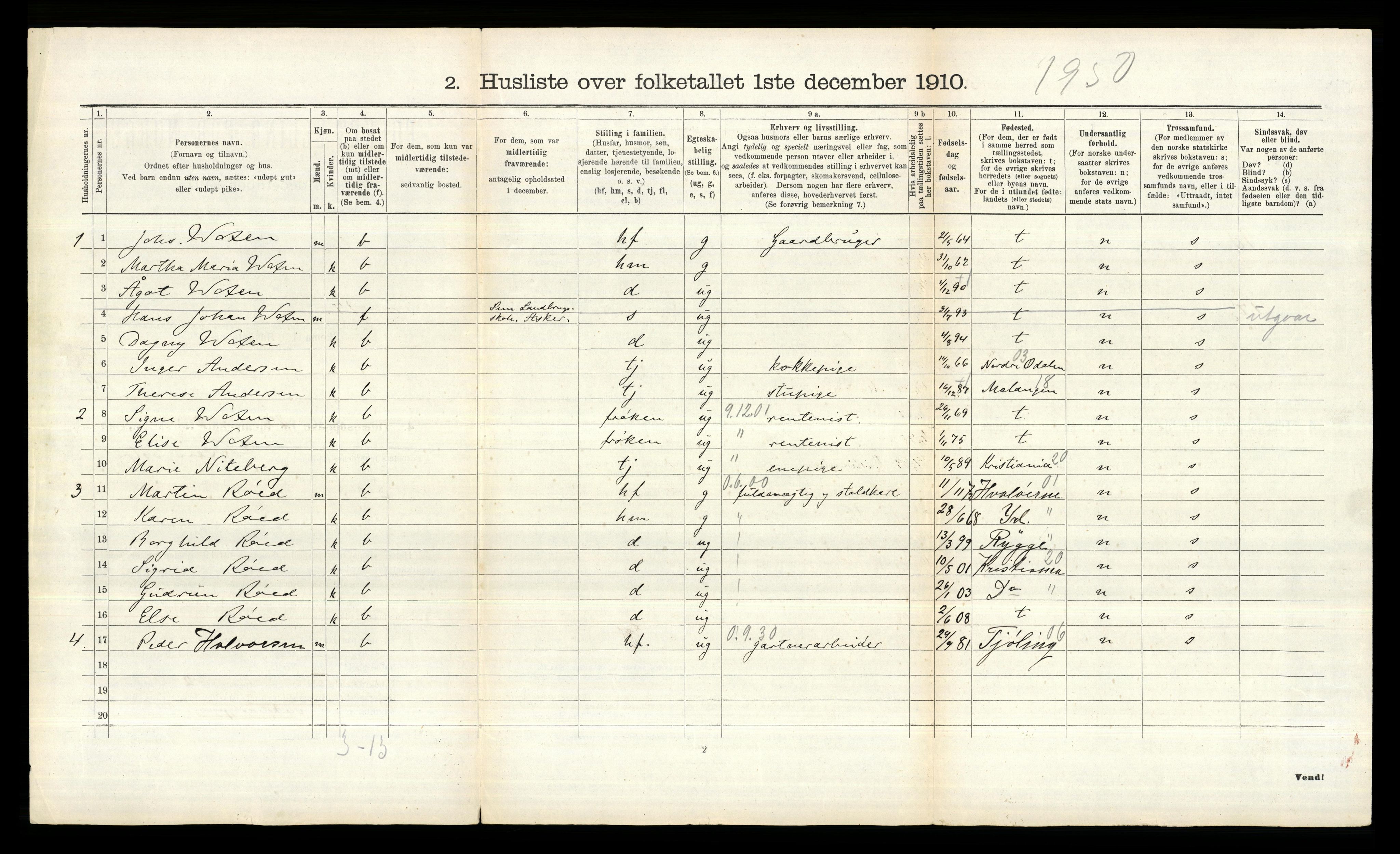 RA, Folketelling 1910 for 0218 Aker herred, 1910, s. 262