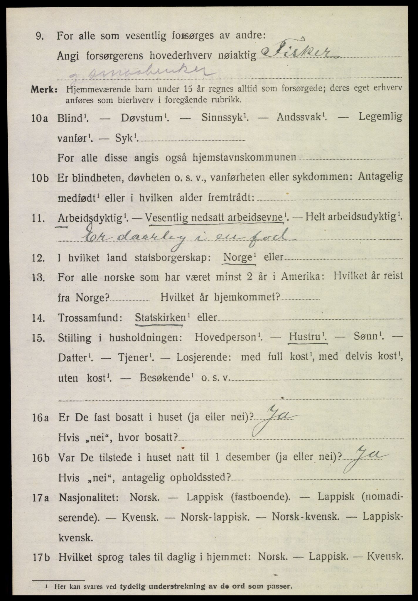 SAT, Folketelling 1920 for 1727 Beitstad herred, 1920, s. 3218