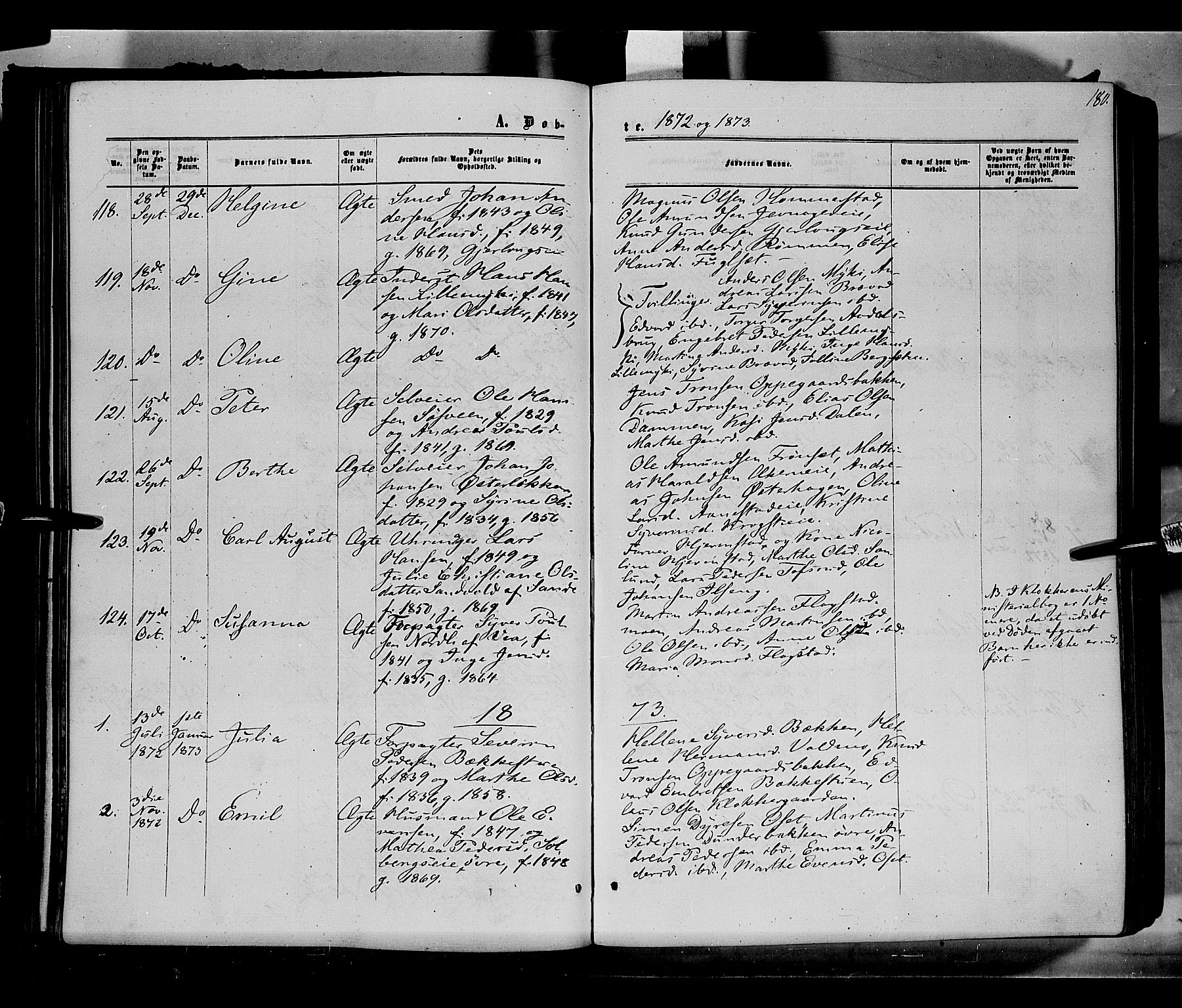 Løten prestekontor, AV/SAH-PREST-022/K/Ka/L0008: Ministerialbok nr. 8, 1860-1877, s. 180