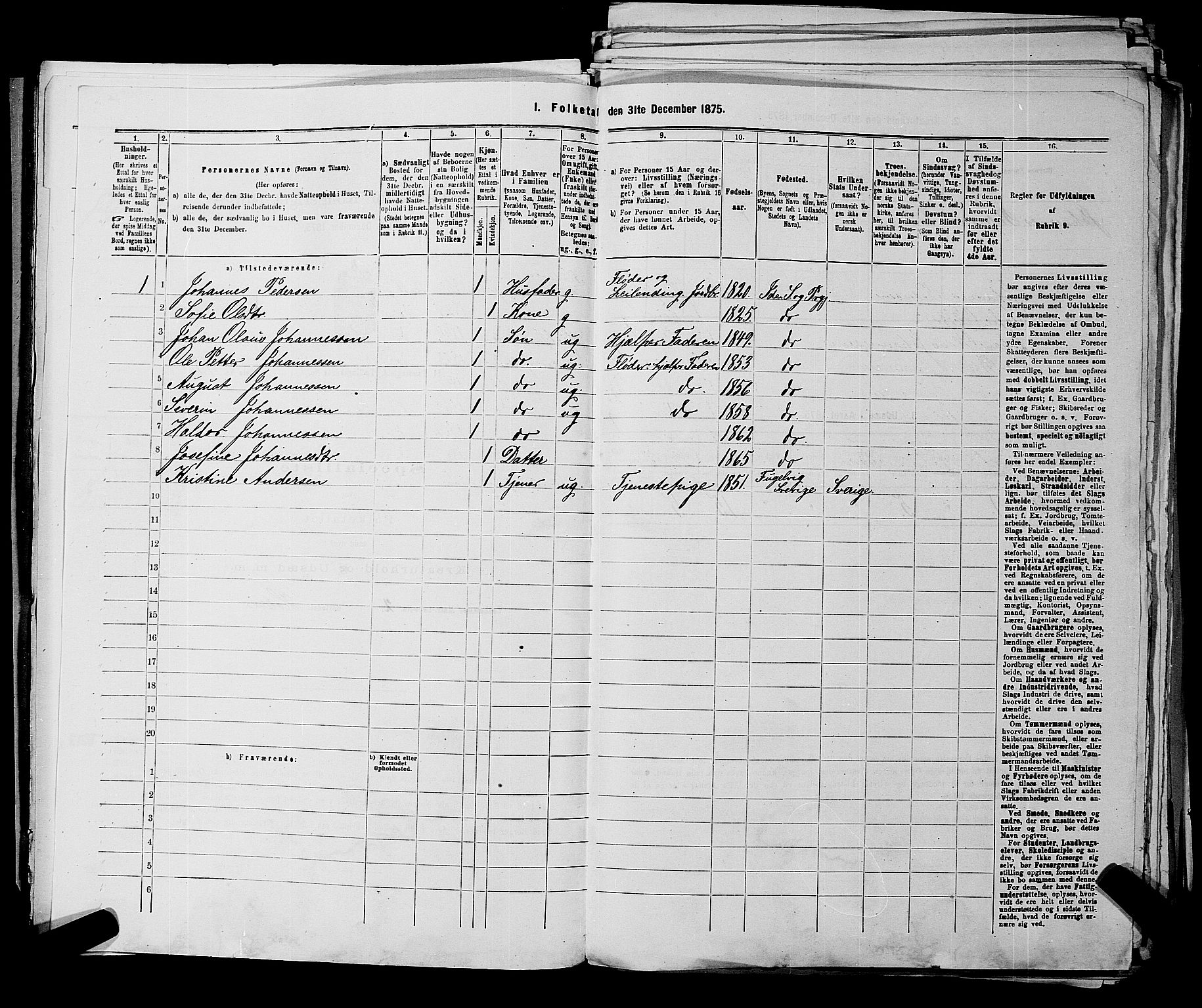 RA, Folketelling 1875 for 0117P Idd prestegjeld, 1875, s. 61