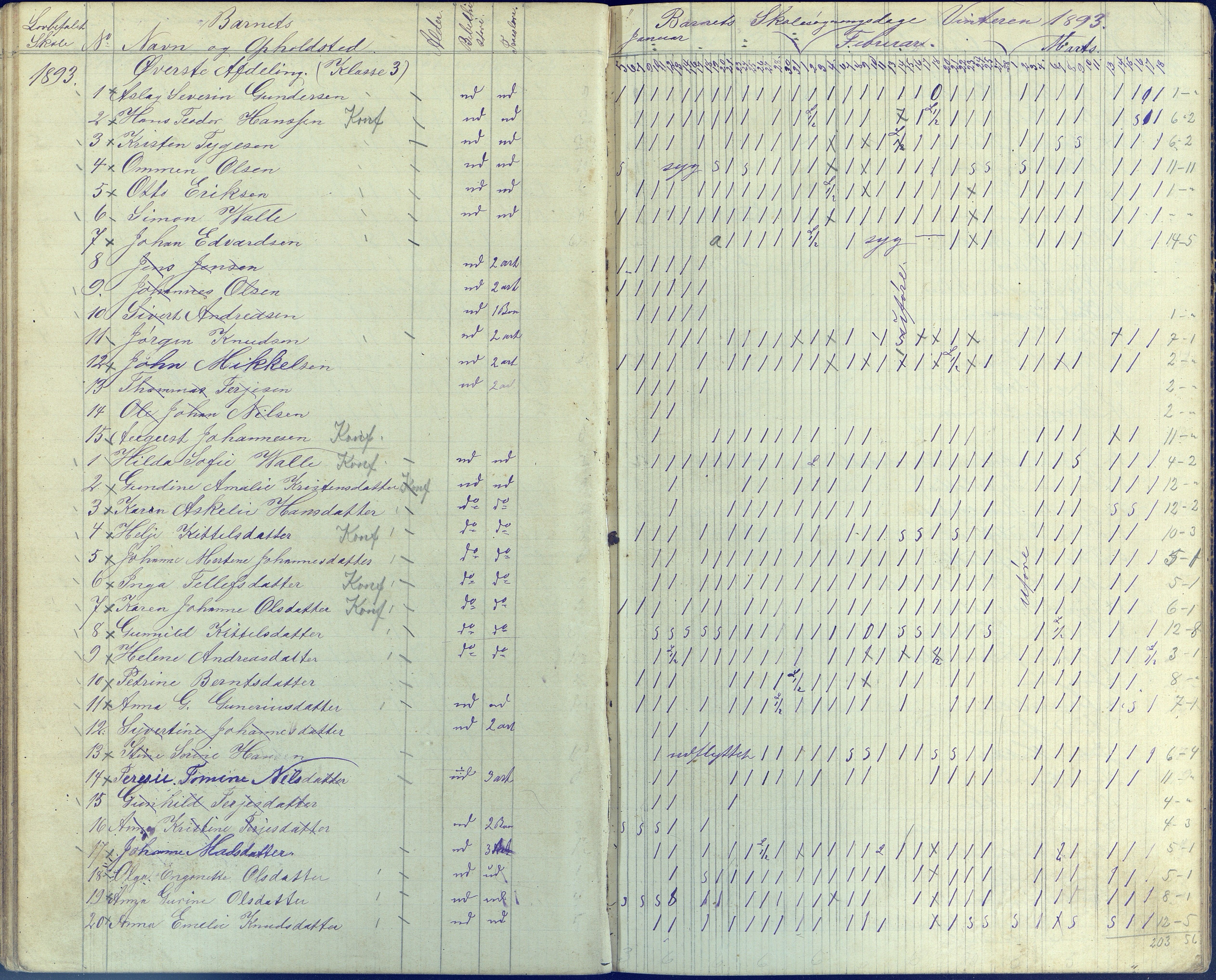 Øyestad kommune frem til 1979, AAKS/KA0920-PK/06/06E/L0006: Dagbok, 1891-1900