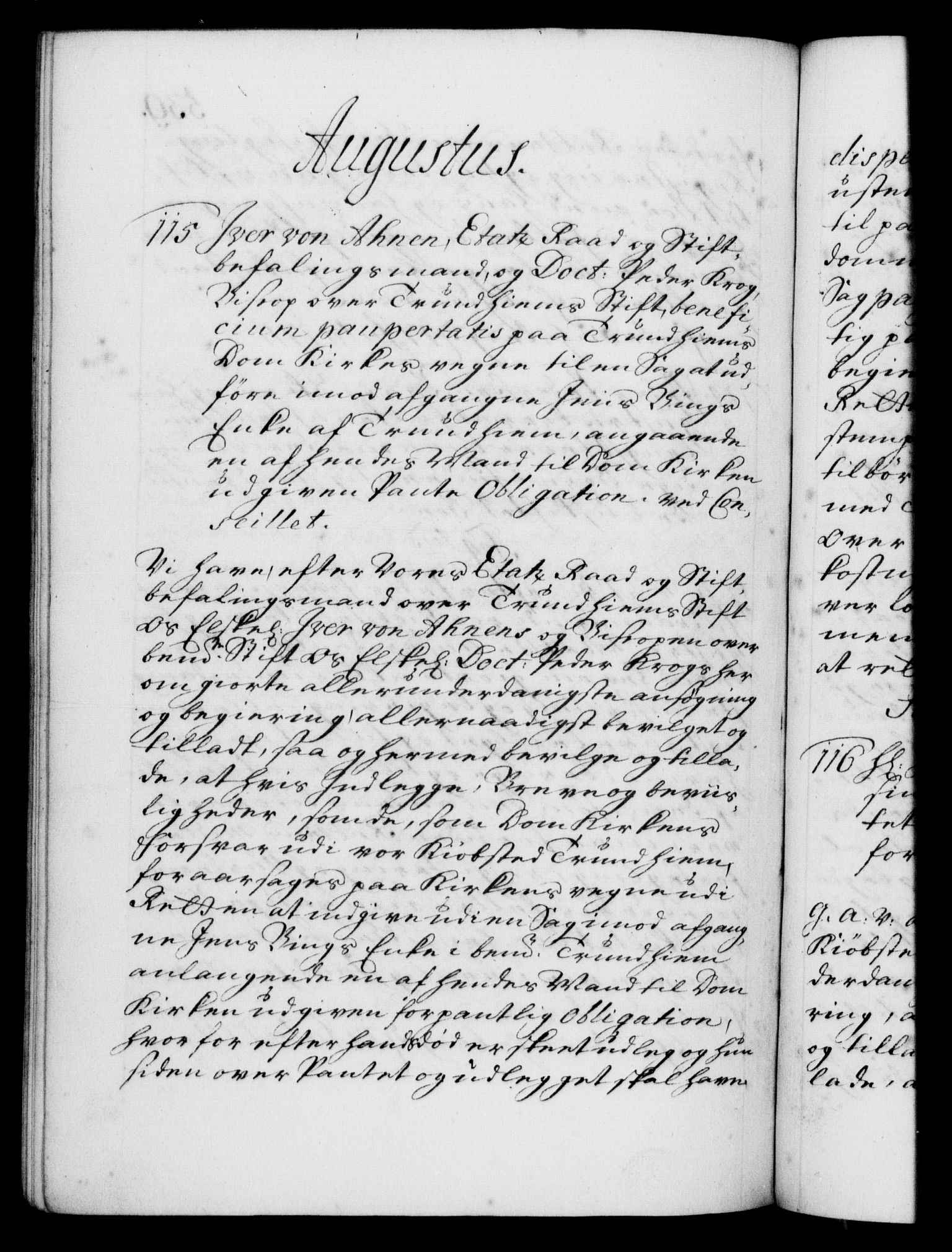 Danske Kanselli 1572-1799, RA/EA-3023/F/Fc/Fca/Fcaa/L0020: Norske registre, 1708-1711, s. 539b