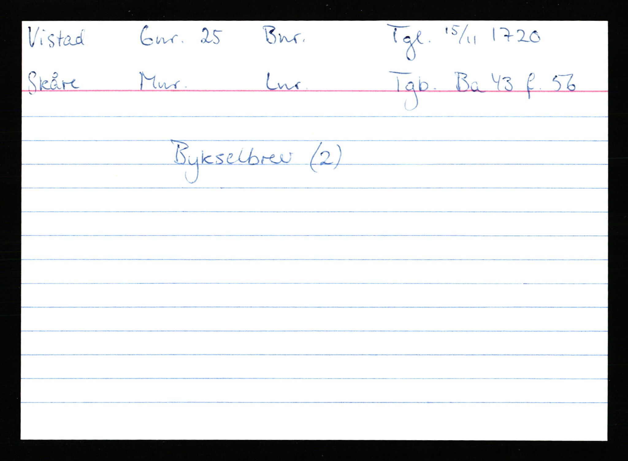 Statsarkivet i Stavanger, AV/SAST-A-101971/03/Y/Ym/L0067: Åstedskort sortert etter gårdsnavn: Vik - Vold, 1600-1950, s. 535