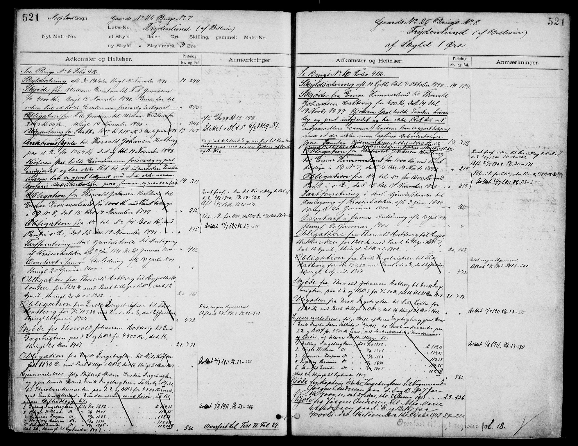 Moss sorenskriveri, SAO/A-10168: Panteregister nr. IV 3b, 1769-1926, s. 521