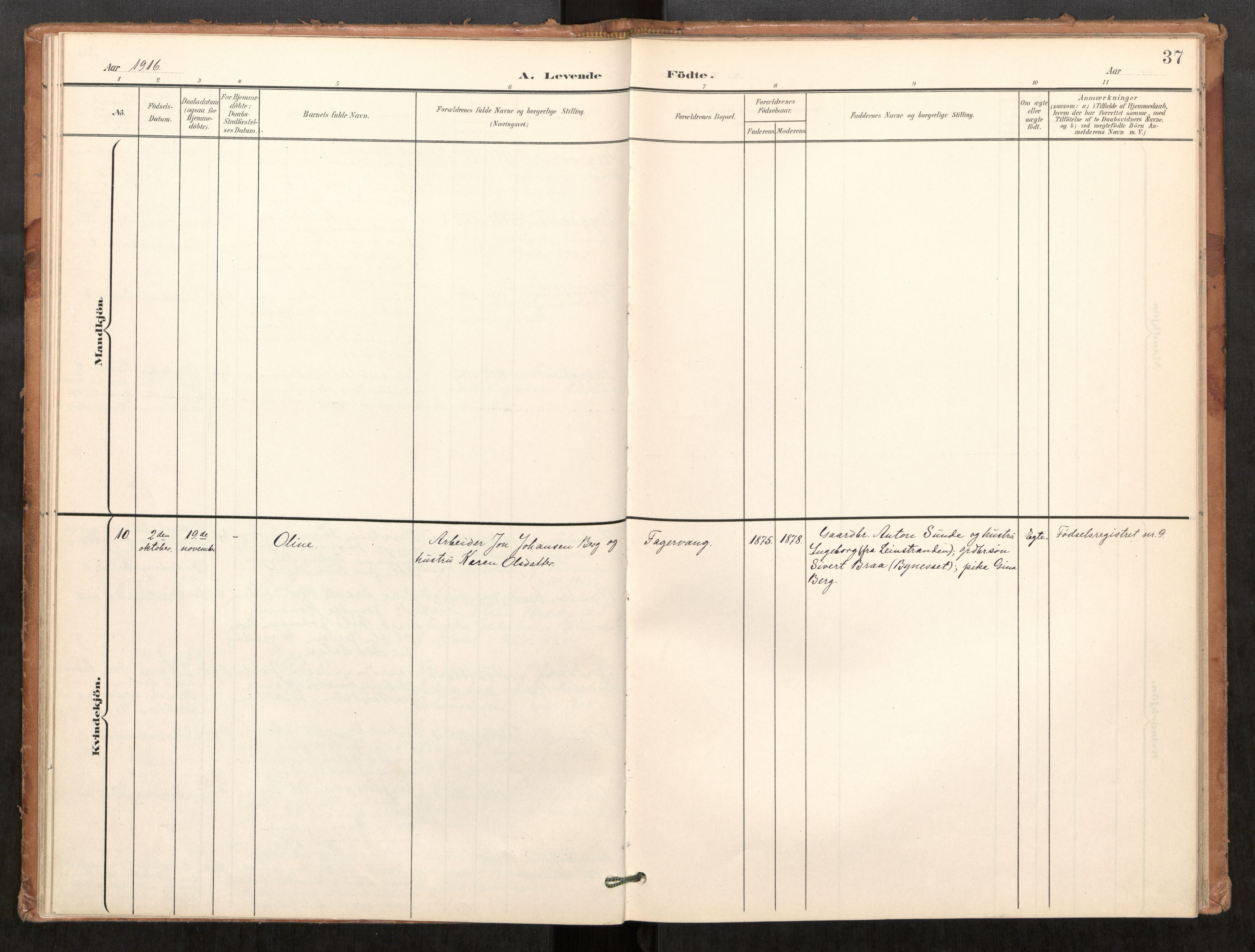 Klæbu sokneprestkontor, AV/SAT-A-1112: Ministerialbok nr. 2, 1900-1916, s. 37