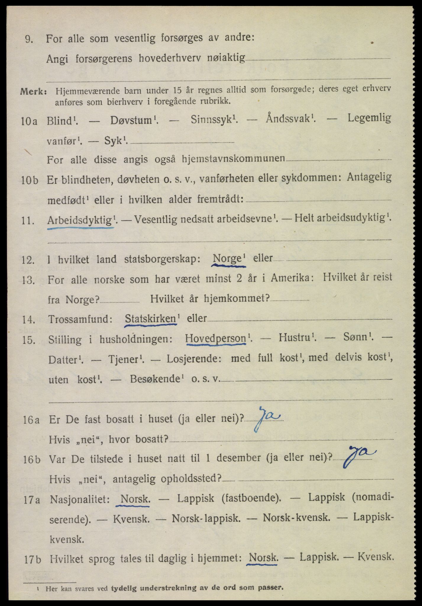 SAT, Folketelling 1920 for 1752 Kolvereid herred, 1920, s. 2454