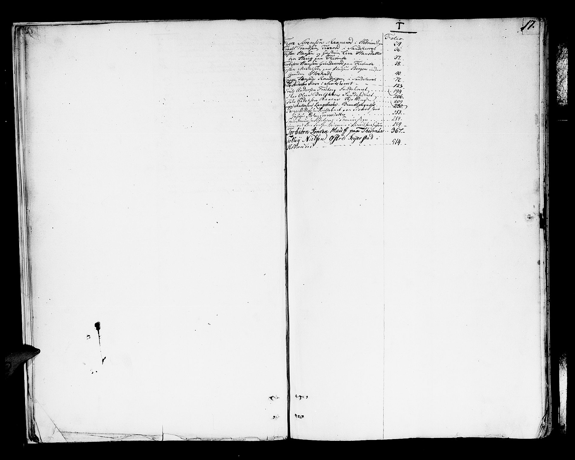 Larvik sorenskriveri, AV/SAKO-A-83/H/Hd/Hda/L0014a: Skifteprotokoll, 1793-1808, s. 16b-17a