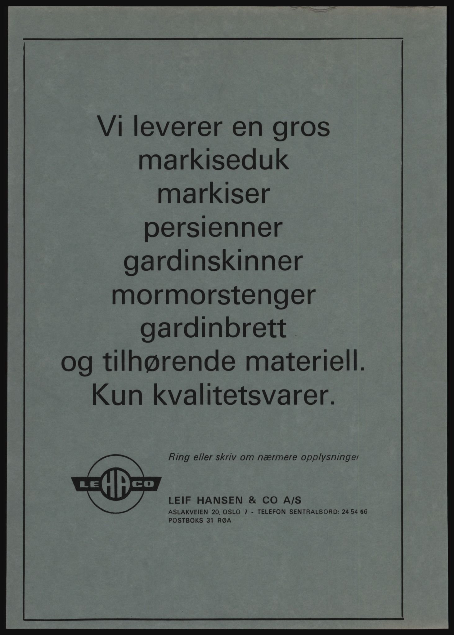 Kristiania/Oslo adressebok, PUBL/-, 1981-1982