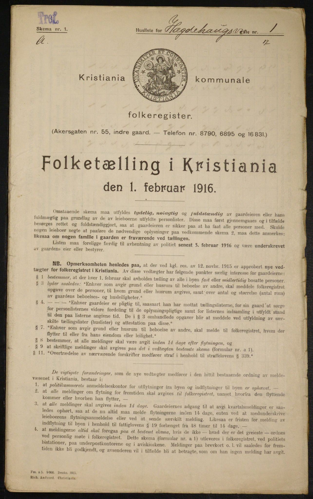 OBA, Kommunal folketelling 1.2.1916 for Kristiania, 1916, s. 36527