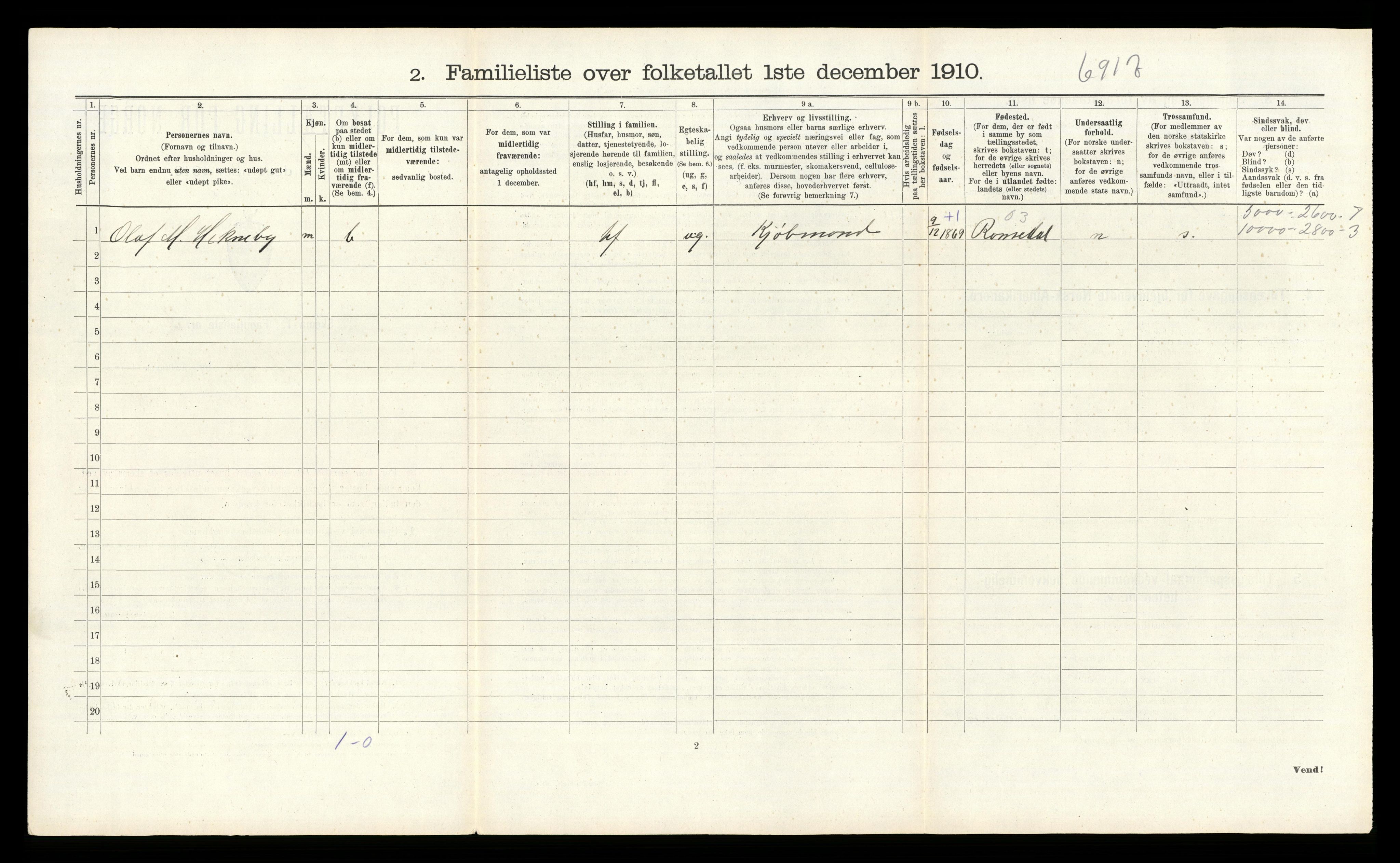 RA, Folketelling 1910 for 0502 Gjøvik kjøpstad, 1910, s. 473