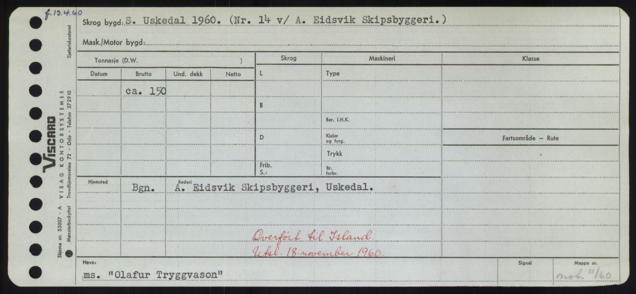 Sjøfartsdirektoratet med forløpere, Skipsmålingen, RA/S-1627/H/Hd/L0028: Fartøy, O, s. 175