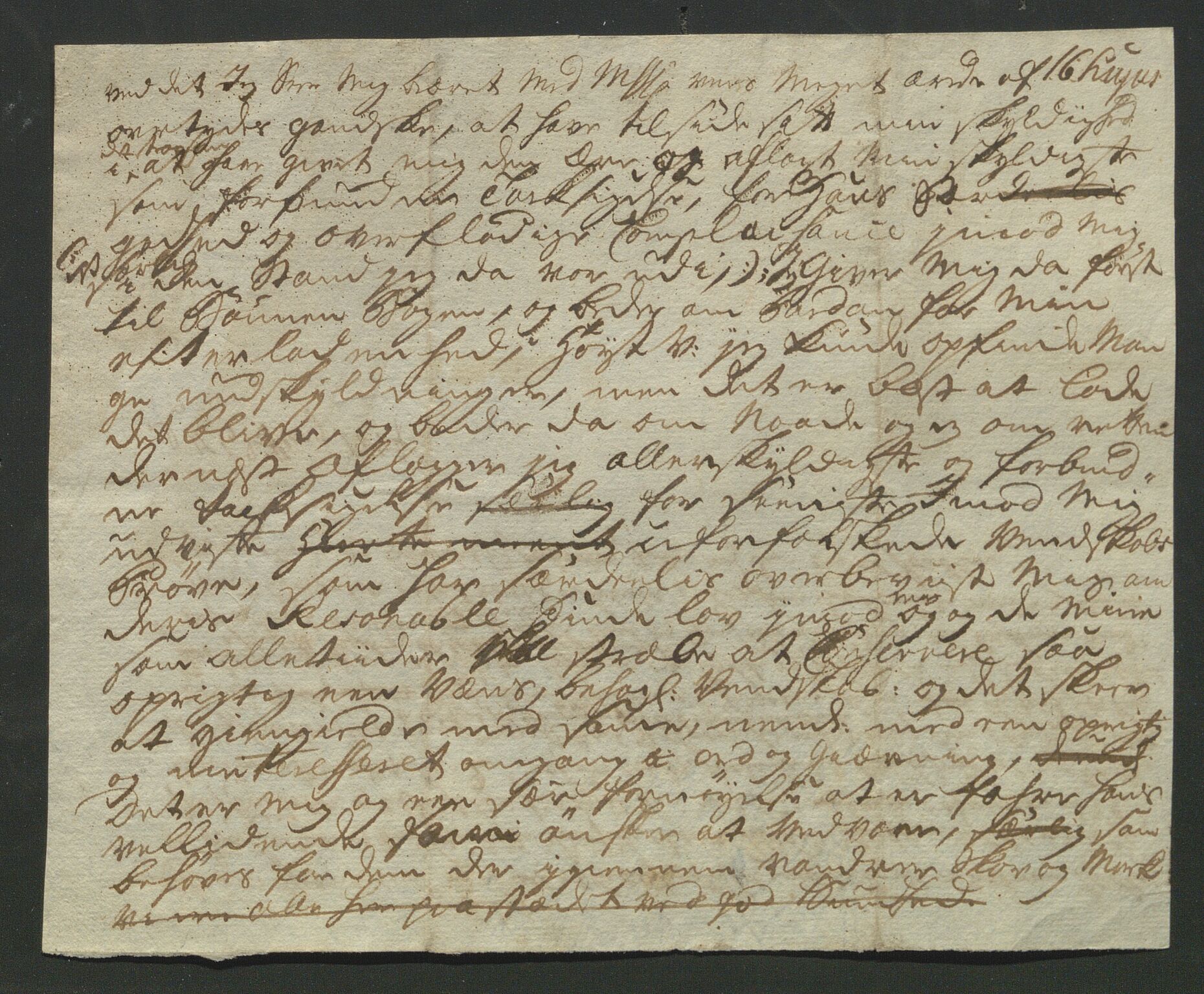 Åker i Vang, Hedmark, og familien Todderud, AV/SAH-ARK-010/E/Ea/L0001: Korrespondanse ordnet kronologisk, 1721-1772, s. 79