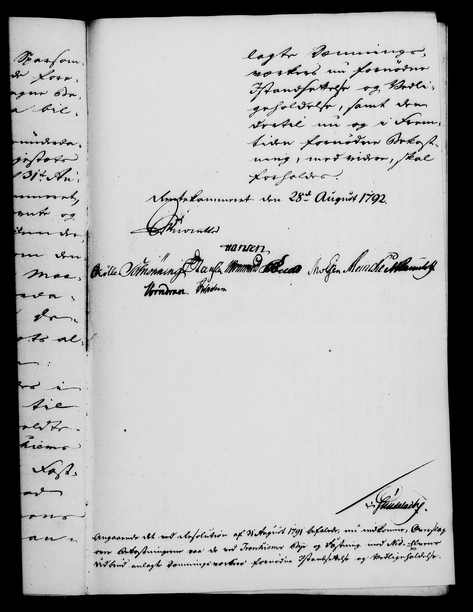 Rentekammeret, Kammerkanselliet, RA/EA-3111/G/Gf/Gfa/L0074: Norsk relasjons- og resolusjonsprotokoll (merket RK 52.74), 1792, s. 340