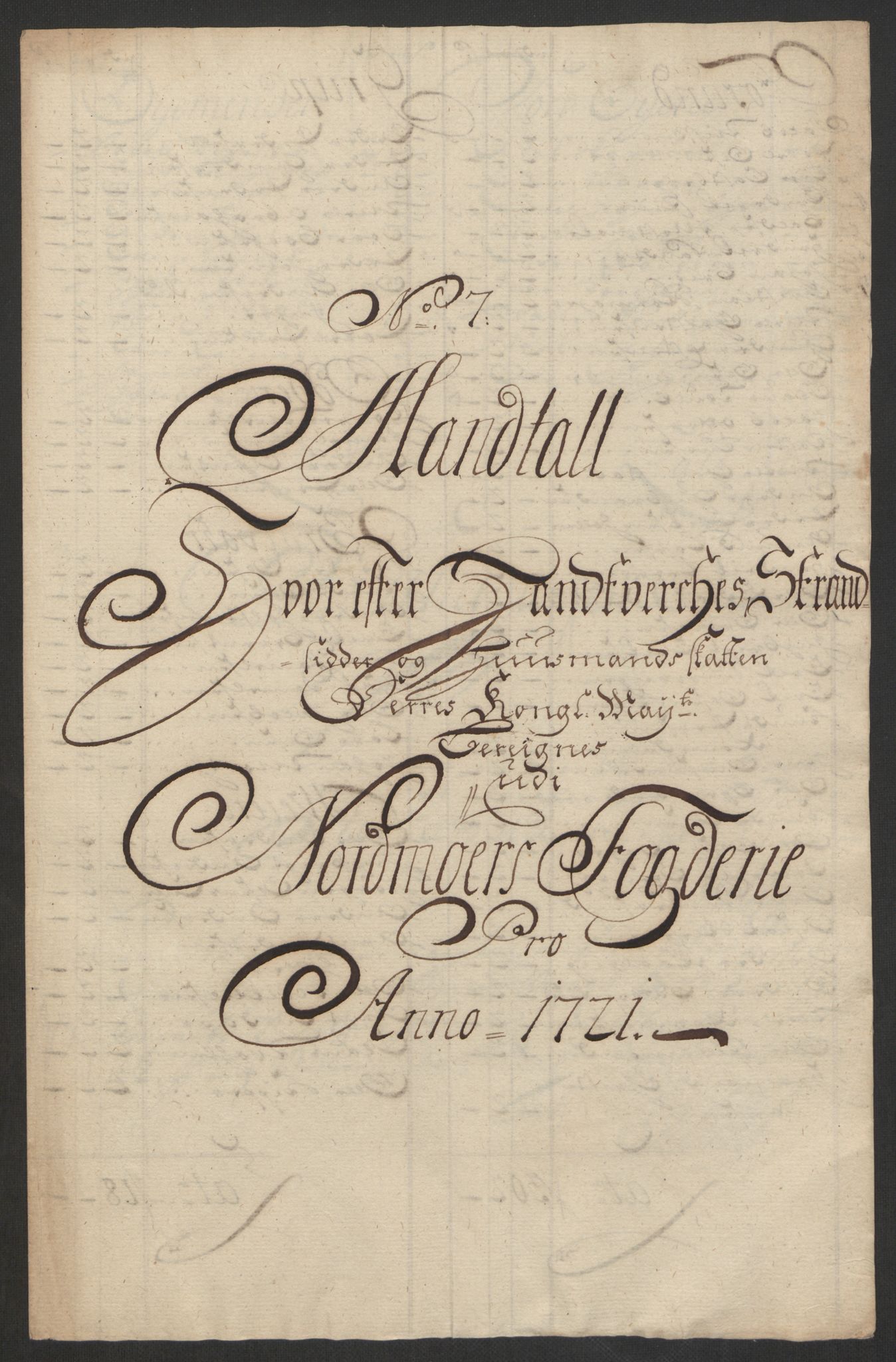 Rentekammeret inntil 1814, Reviderte regnskaper, Fogderegnskap, RA/EA-4092/R56/L3754: Fogderegnskap Nordmøre, 1721, s. 129