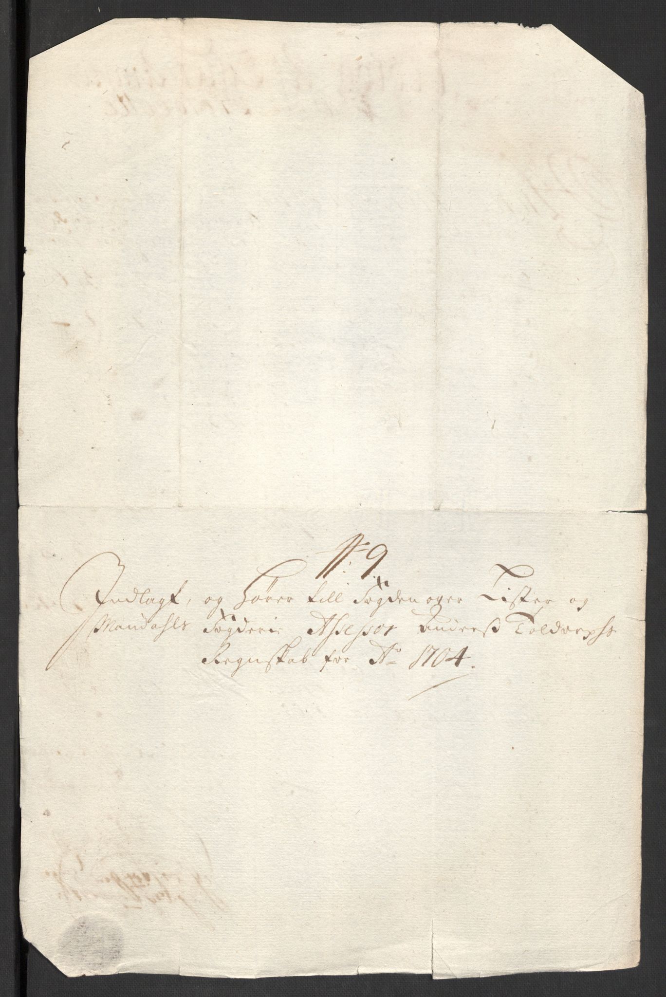Rentekammeret inntil 1814, Reviderte regnskaper, Fogderegnskap, RA/EA-4092/R43/L2550: Fogderegnskap Lista og Mandal, 1703-1704, s. 263