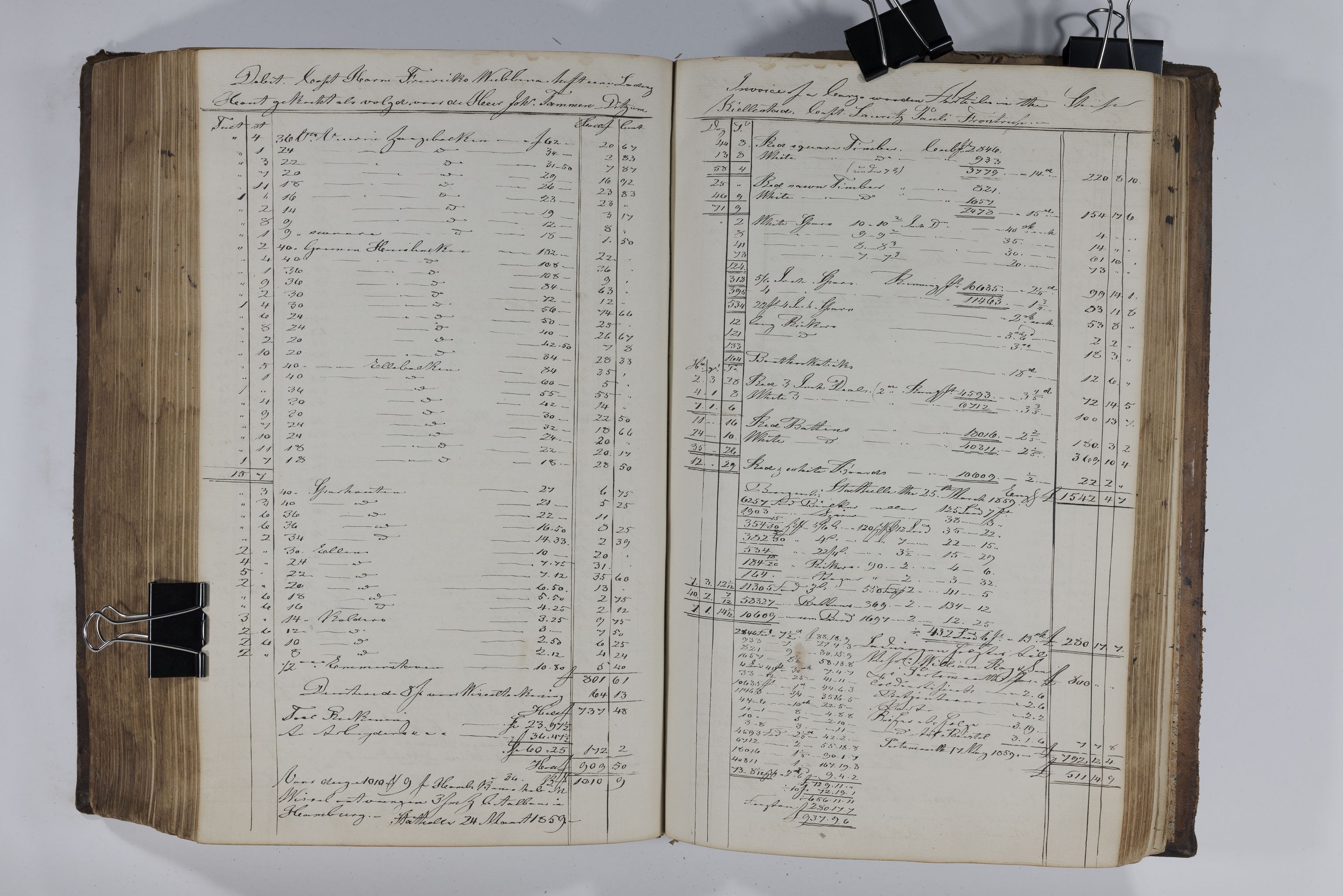 Blehr/ Kjellestad, TEMU/TGM-A-1212/R/Rf/L0005: Fakturabog, 1854-1861, s. 374