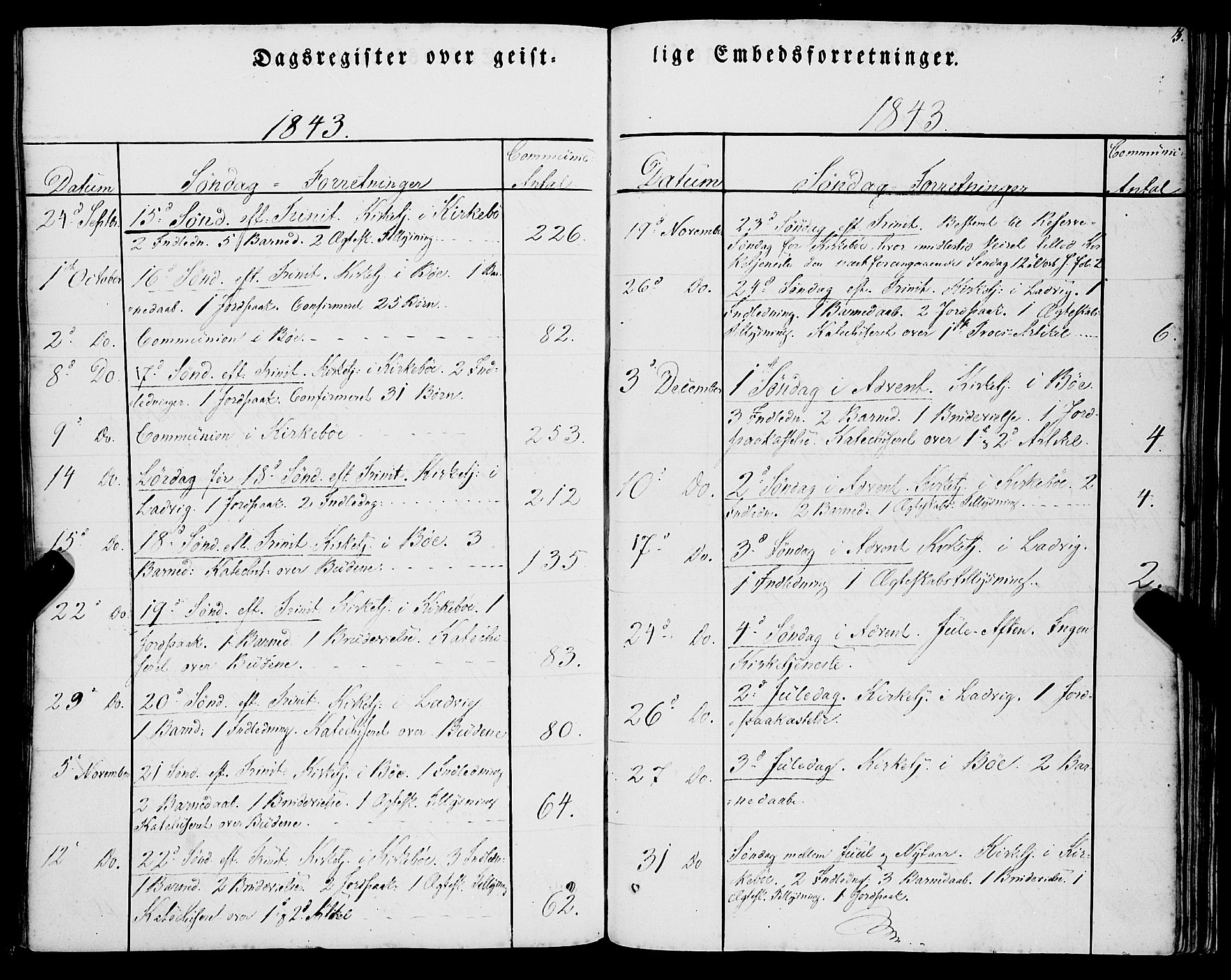 Lavik sokneprestembete, SAB/A-80901: Ministerialbok nr. A 3, 1843-1863, s. 3