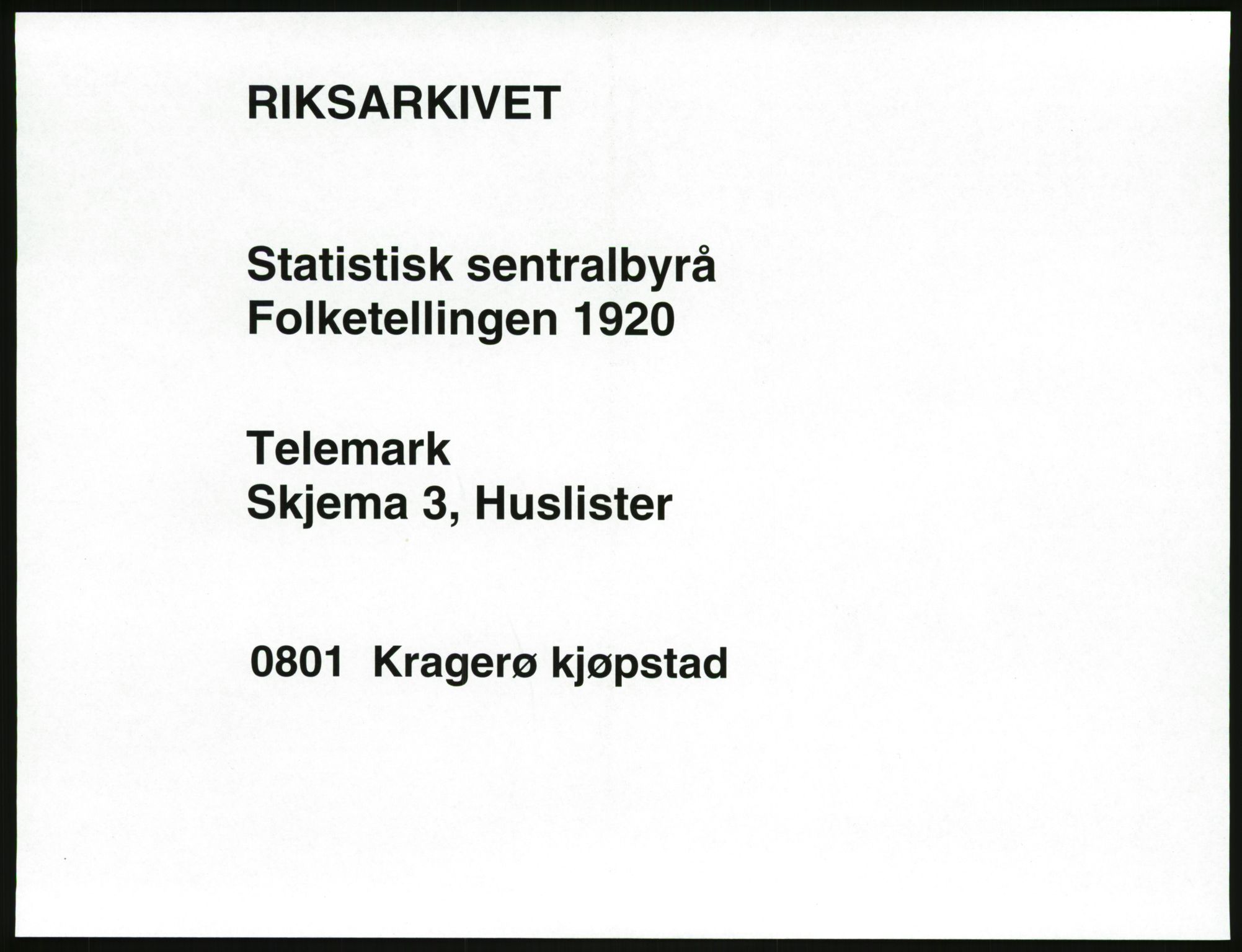 SAKO, Folketelling 1920 for 0801 Kragerø kjøpstad, 1920, s. 41