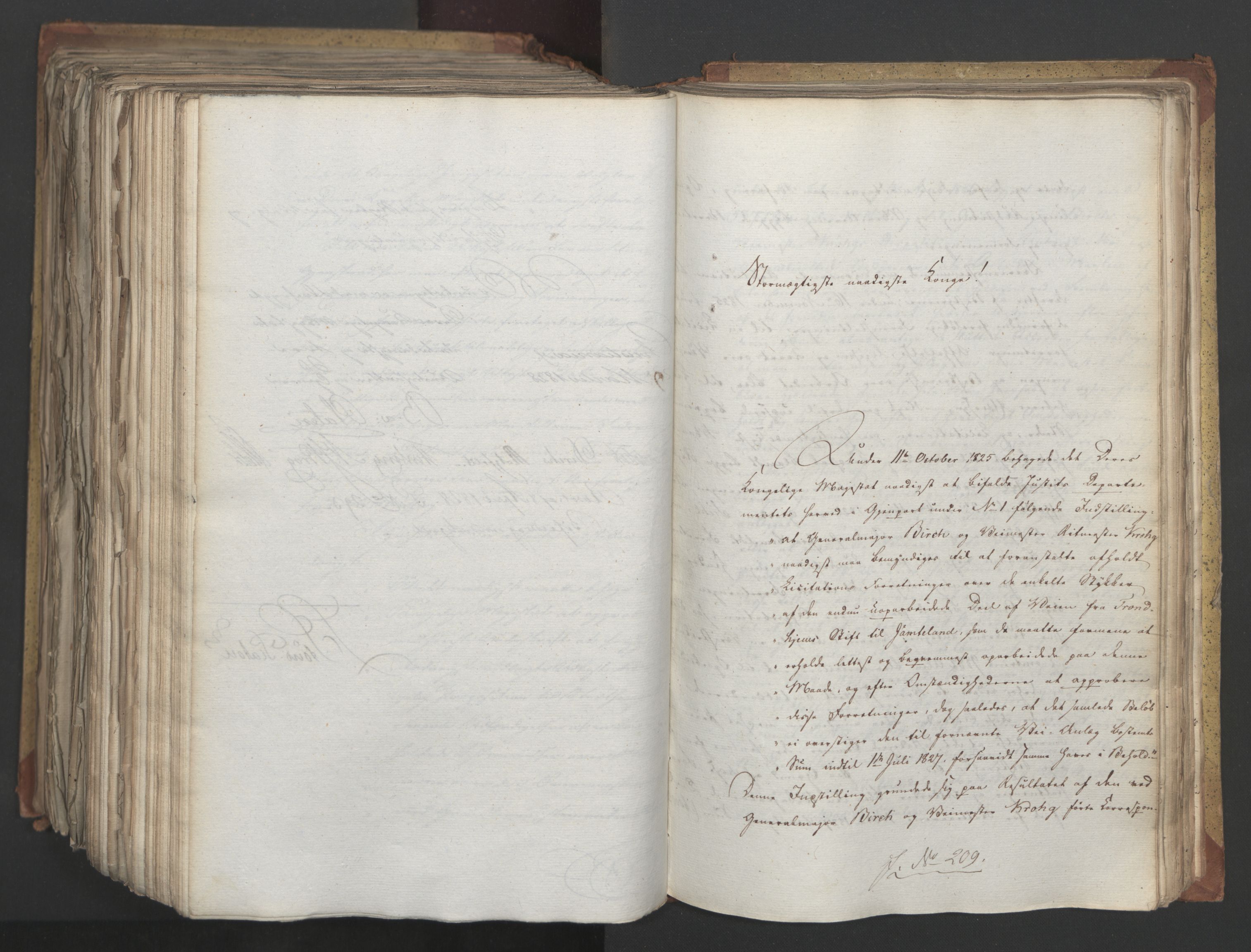 Statsrådsavdelingen i Stockholm, AV/RA-S-1003/D/Da/L0054: Regjeringsinnstillinger nr. 1-230, 1828, s. 671