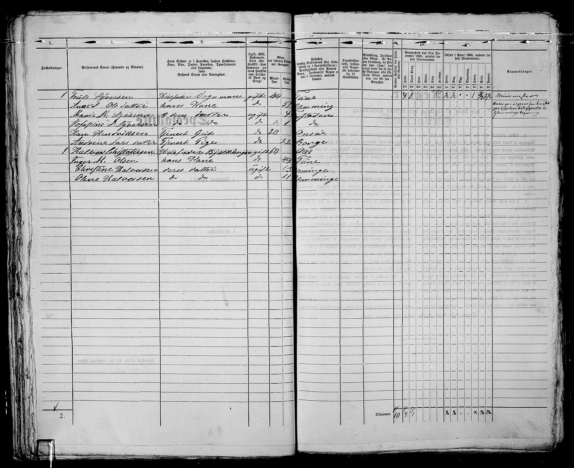 RA, Folketelling 1865 for 0103B Fredrikstad prestegjeld, Fredrikstad kjøpstad, 1865, s. 473