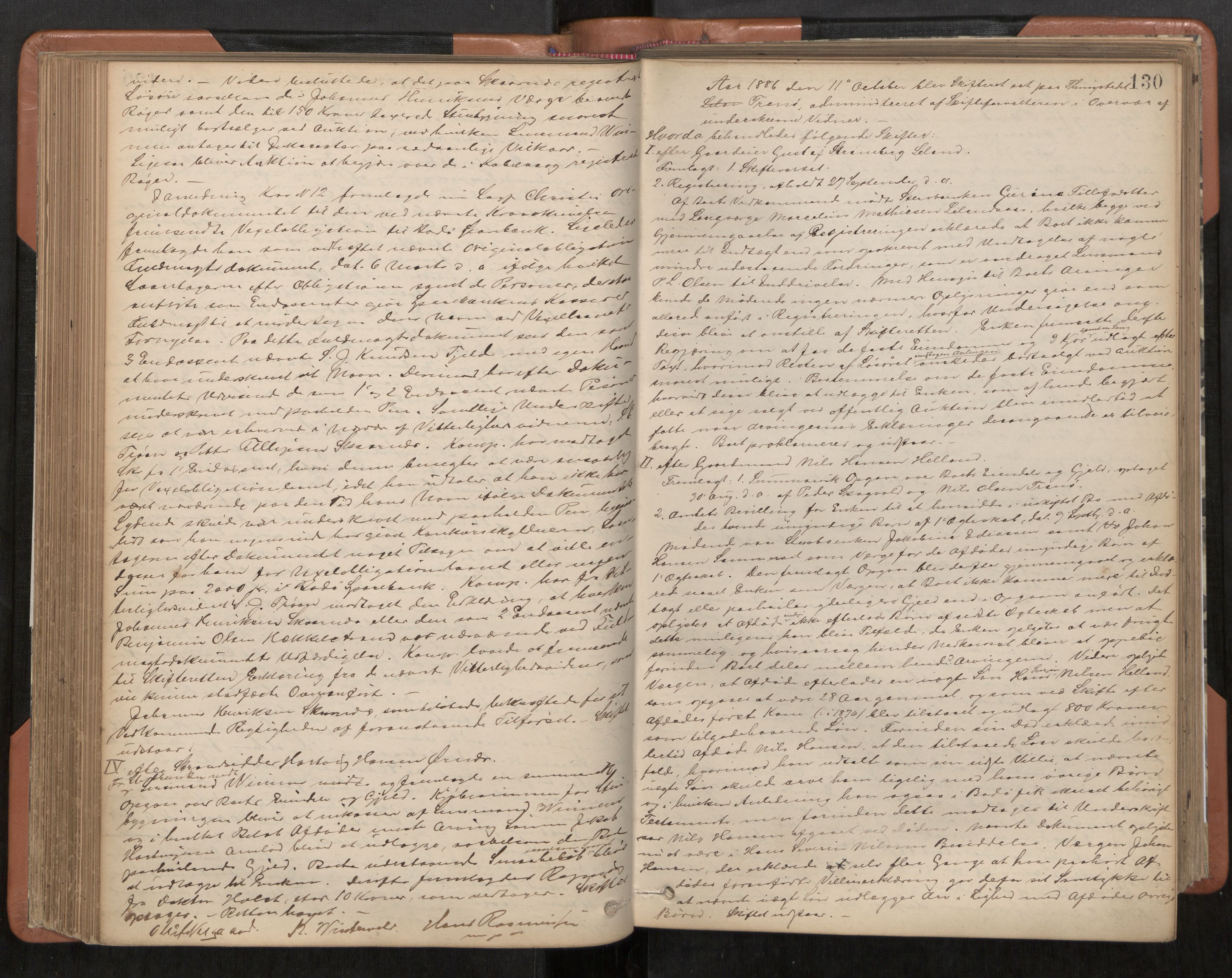 Steigen og Ofoten sorenskriveri, AV/SAT-A-0030/1/3/3B/L0001: Skiftebehandlingsprotokoll, 1879-1901, s. 130
