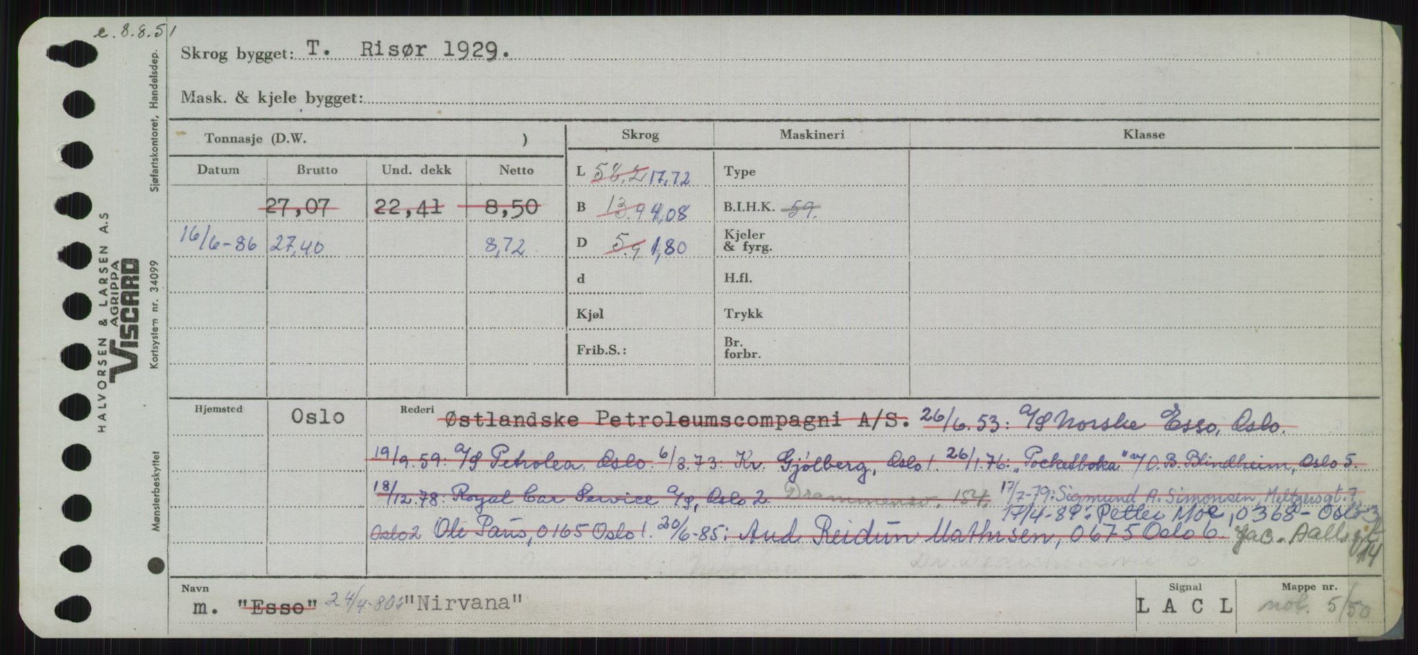 Sjøfartsdirektoratet med forløpere, Skipsmålingen, RA/S-1627/H/Ha/L0004/0001: Fartøy, Mas-R / Fartøy, Mas-Odd, s. 519