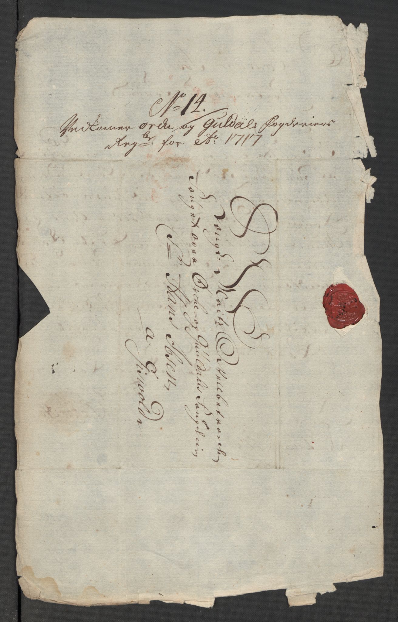 Rentekammeret inntil 1814, Reviderte regnskaper, Fogderegnskap, RA/EA-4092/R60/L3969: Fogderegnskap Orkdal og Gauldal, 1717, s. 165