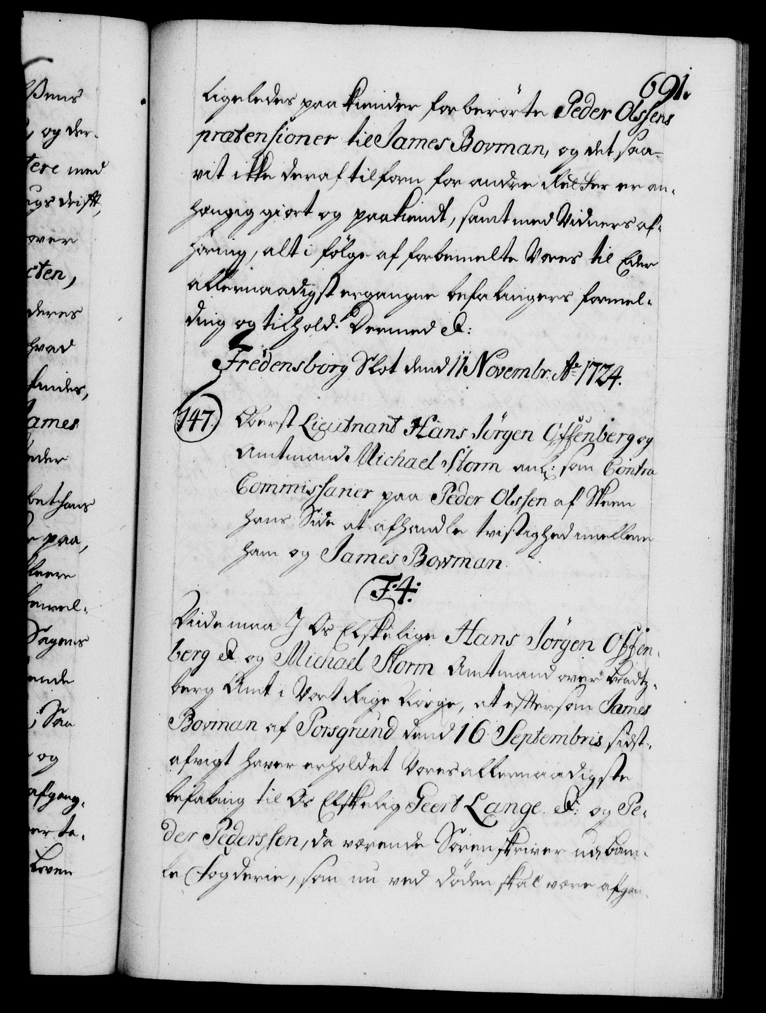 Danske Kanselli 1572-1799, AV/RA-EA-3023/F/Fc/Fca/Fcab/L0022: Norske tegnelser, 1722-1724, s. 691a