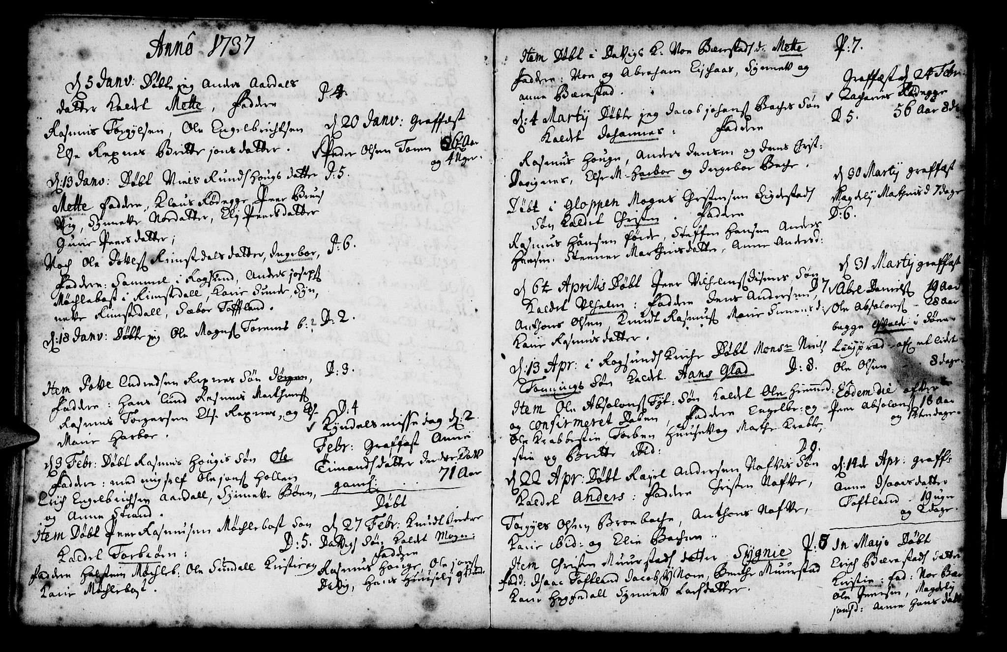 Davik sokneprestembete, AV/SAB-A-79701/H/Haa/Haaa/L0001: Ministerialbok nr. A 1, 1710-1742, s. 112