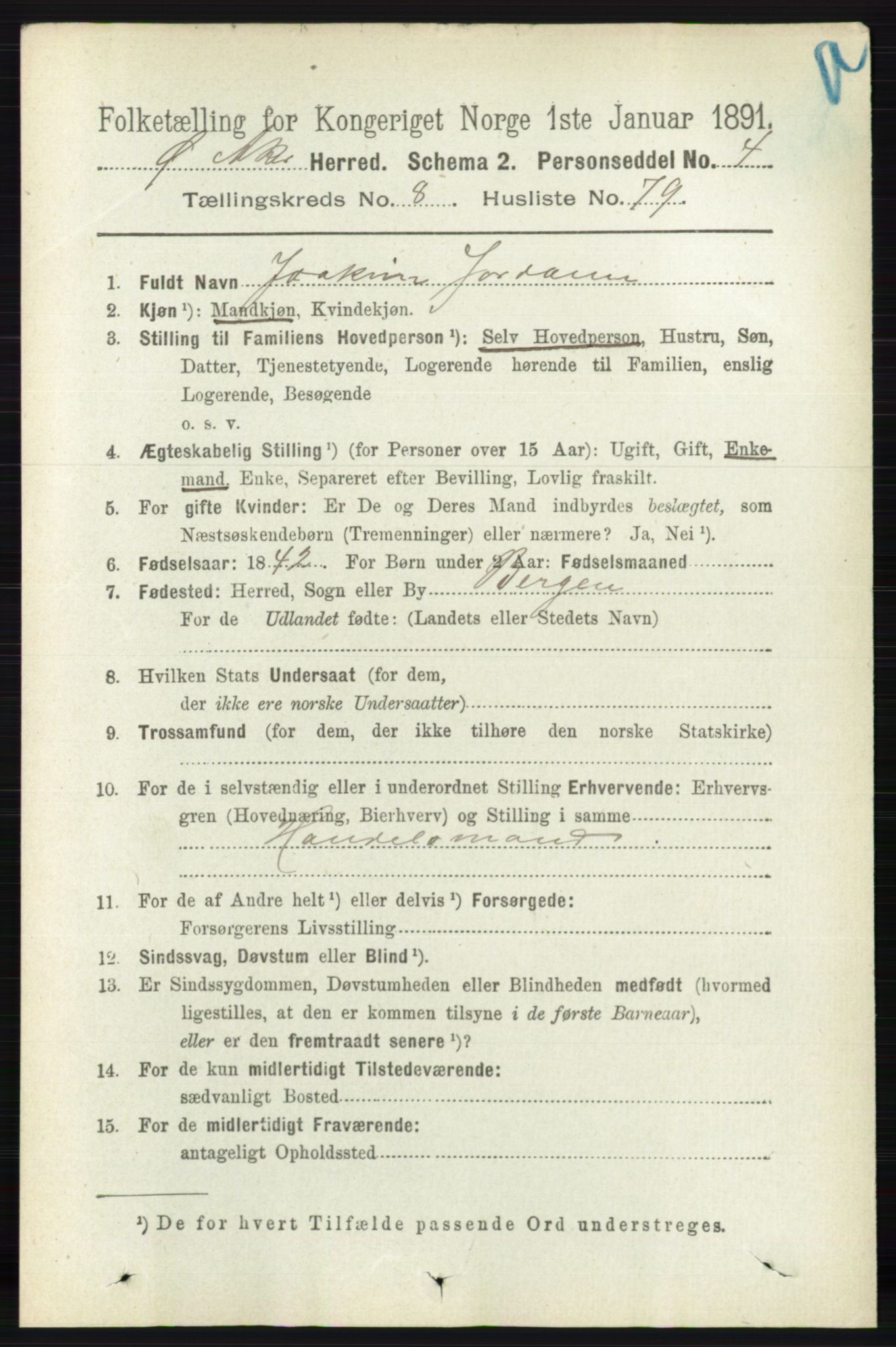 RA, Folketelling 1891 for 0218 Aker herred, 1891, s. 7903