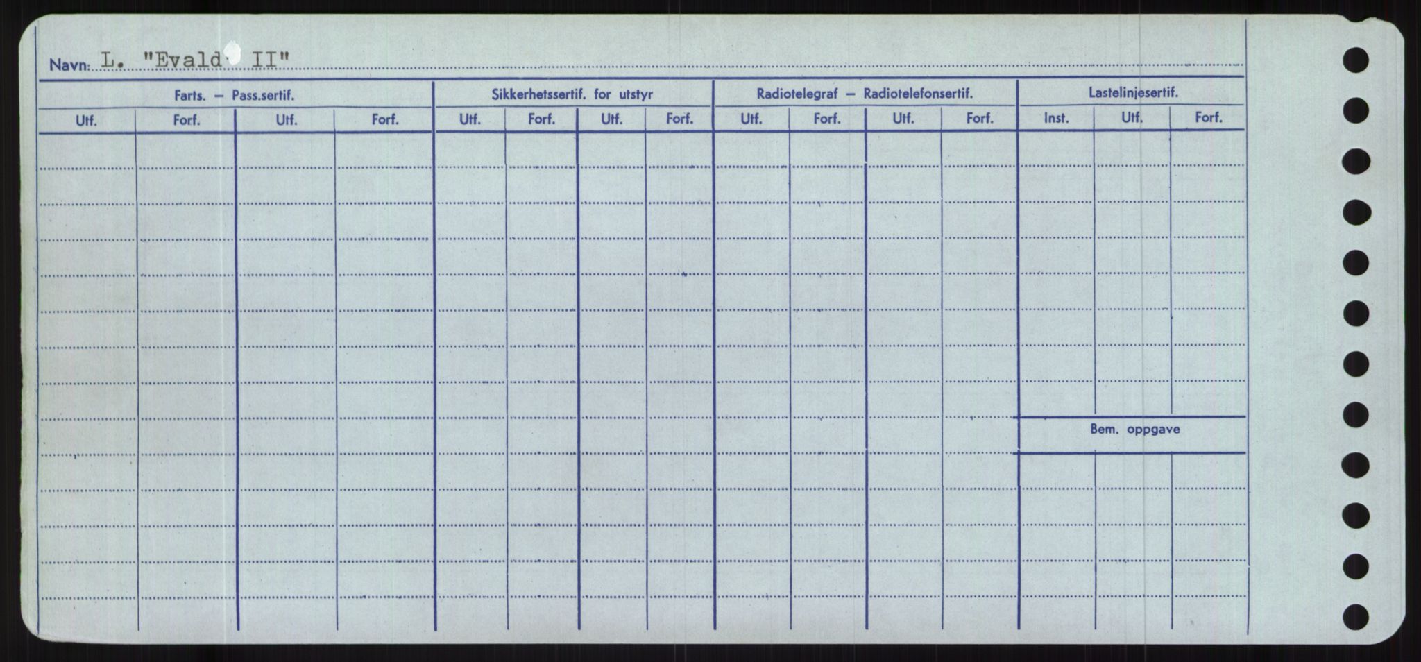 Sjøfartsdirektoratet med forløpere, Skipsmålingen, RA/S-1627/H/Hc/L0001: Lektere, A-Y, s. 138