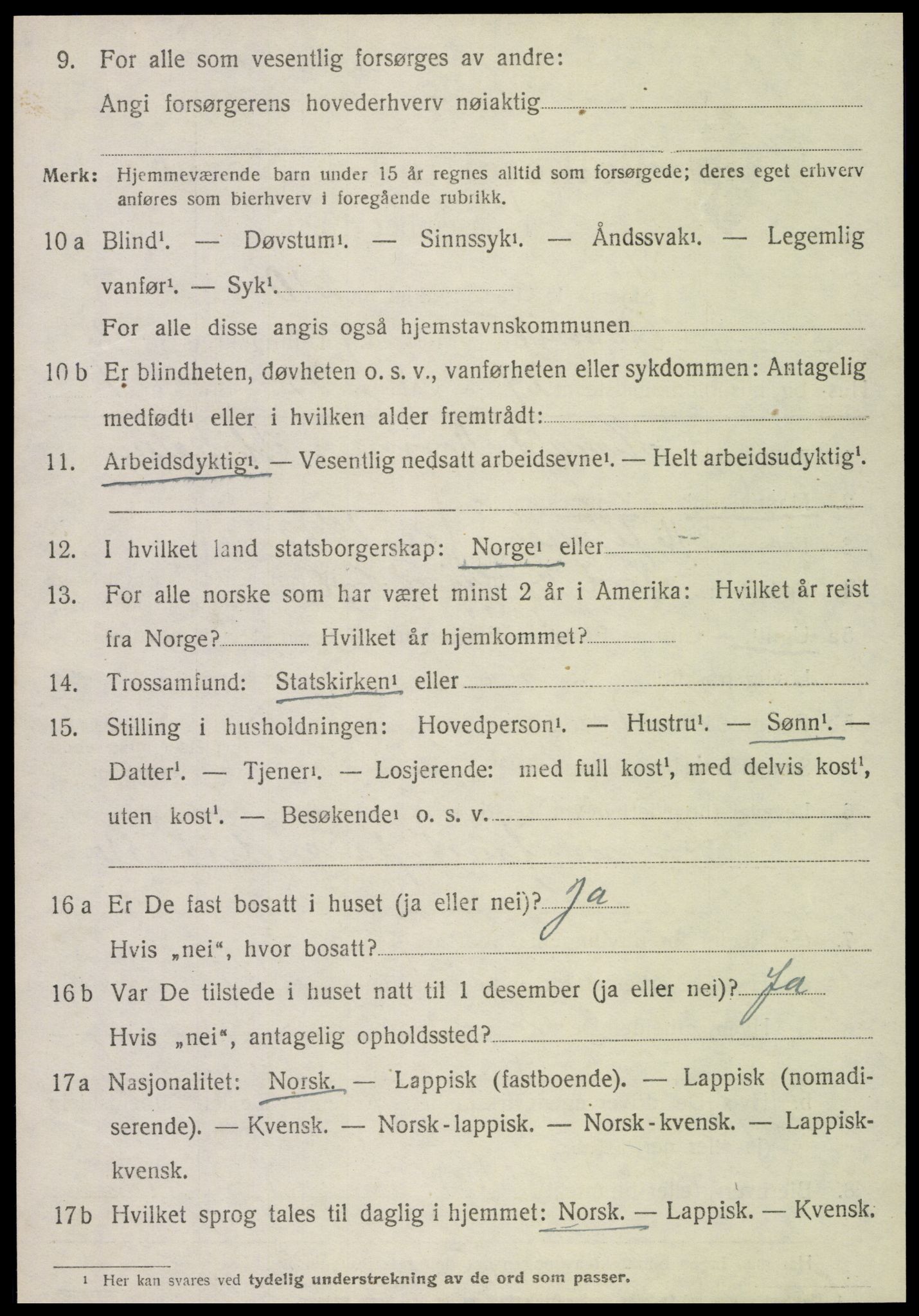 SAT, Folketelling 1920 for 1754 Gravvik herred, 1920, s. 1285